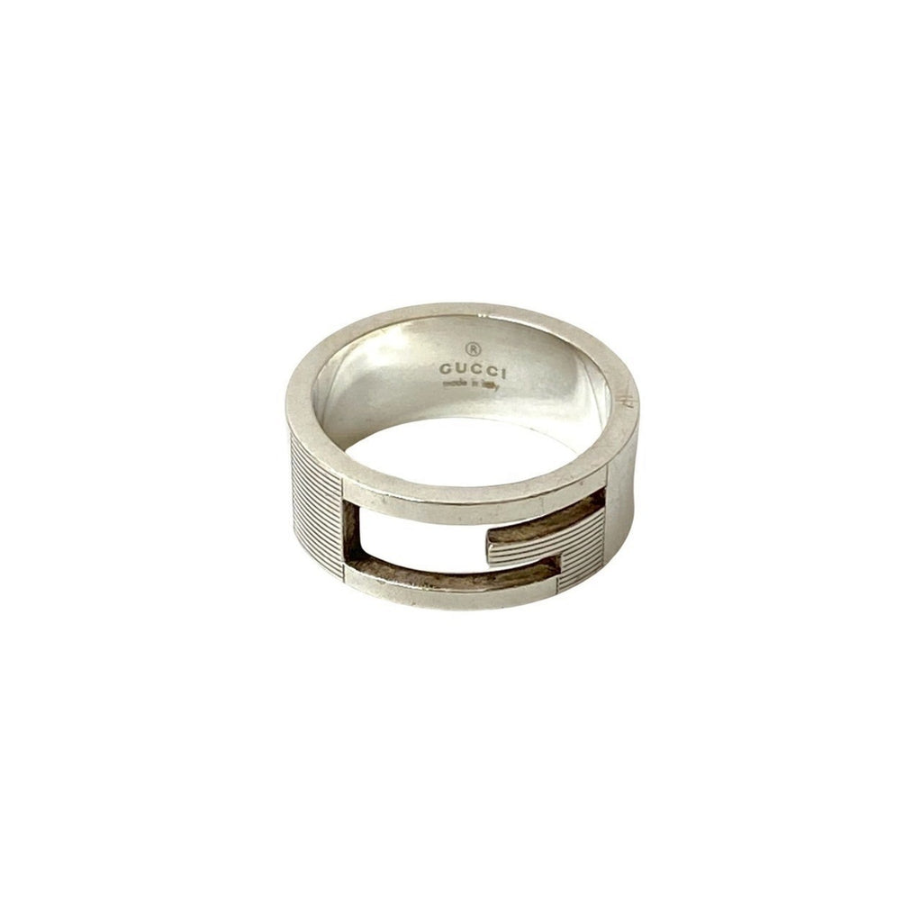 Square G Ring Sterling Silver