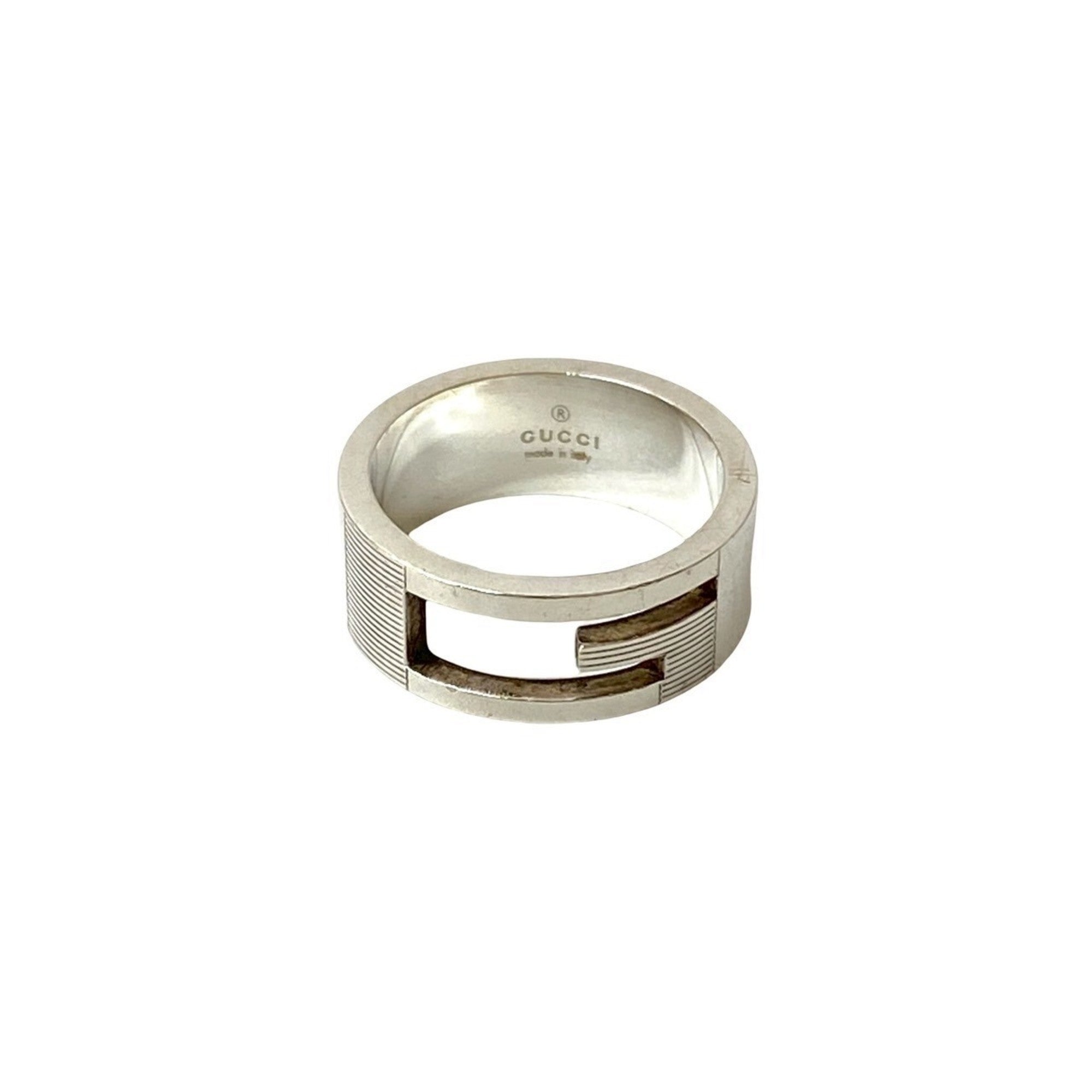 Square G Ring Sterling Silver