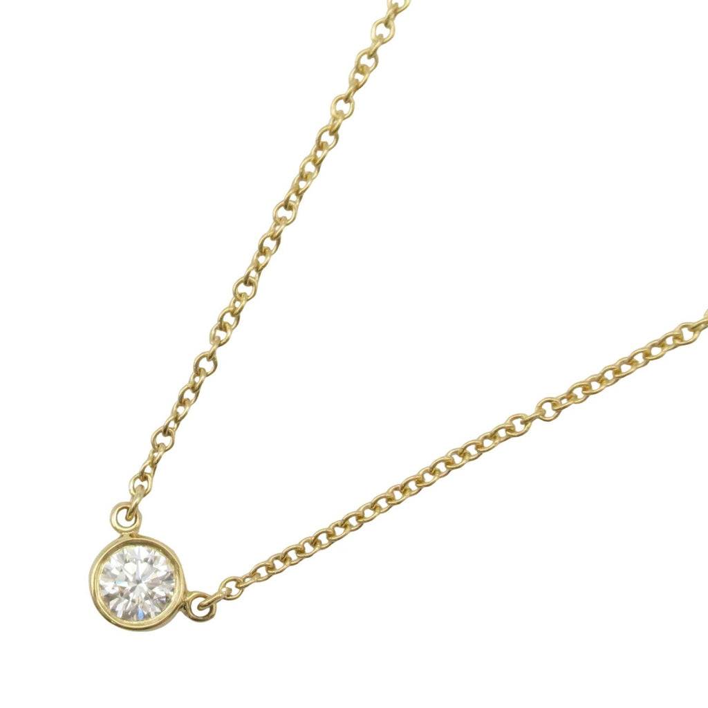 Elsa Peretti Diamonds By The Yard Pendant Necklace 18K Yellow Gold and Diamond