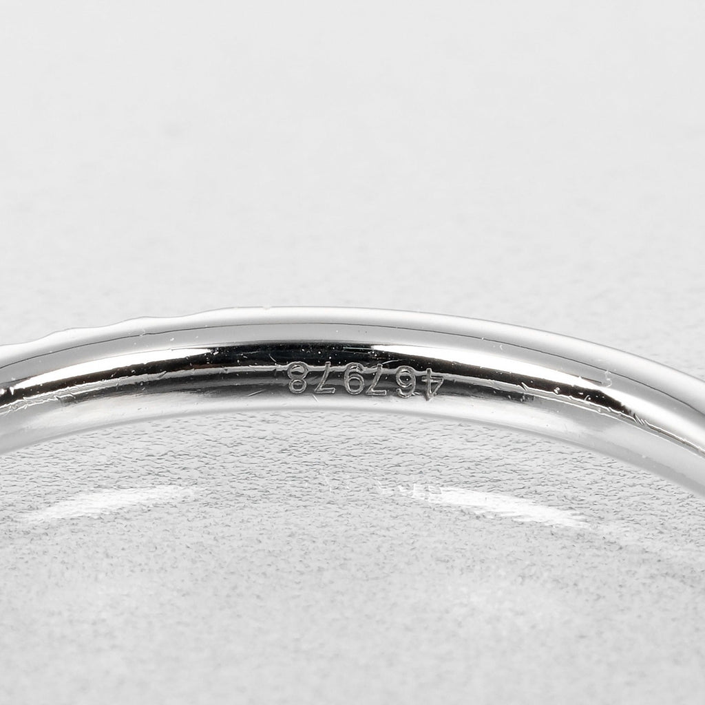 Micro Pave Band Ring Platinum with Diamond Small