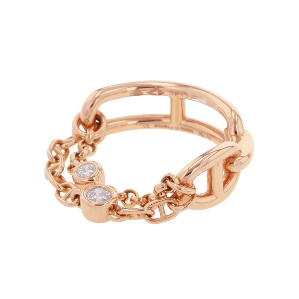 Chaine d'Ancre Ring 18K Rose Gold