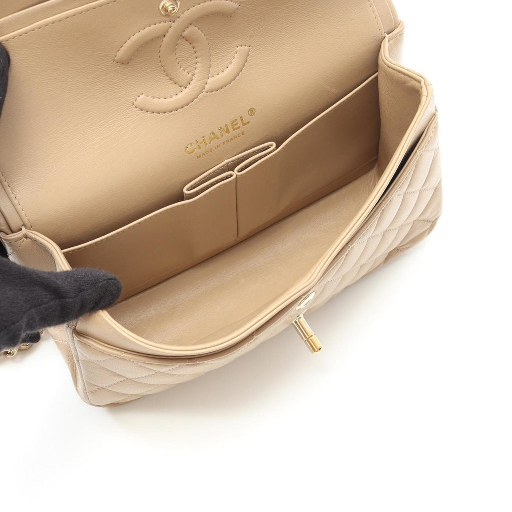 Classic Double Flap Bag Quilted Lambskin Small