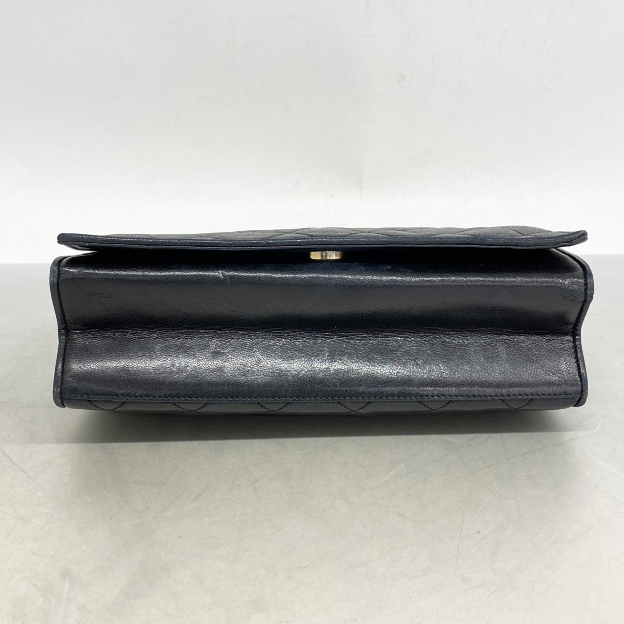Vintage CC Full Flap Bag Quilted Lambskin Medium