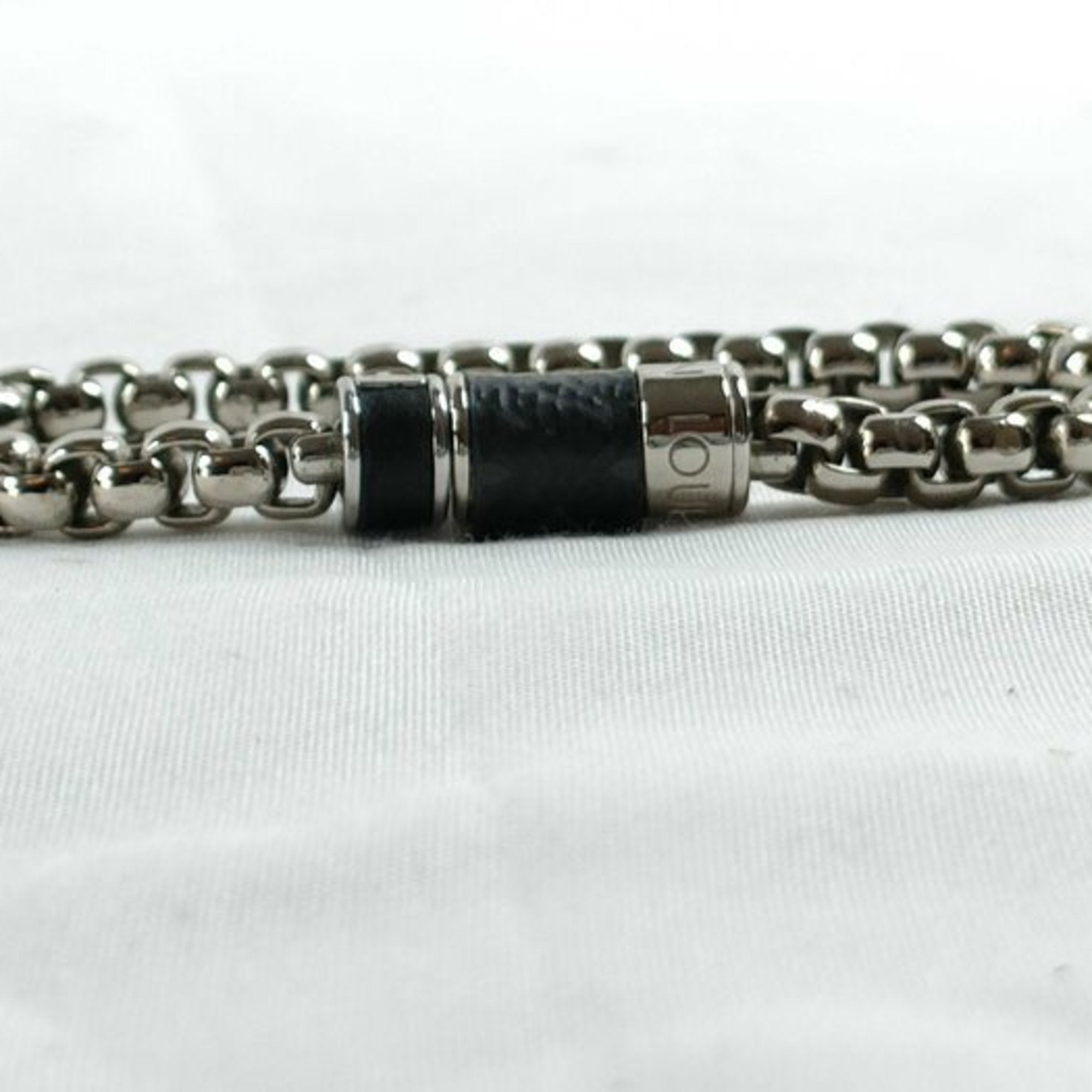 Monogram Eclipse Bracelet Metal Silver