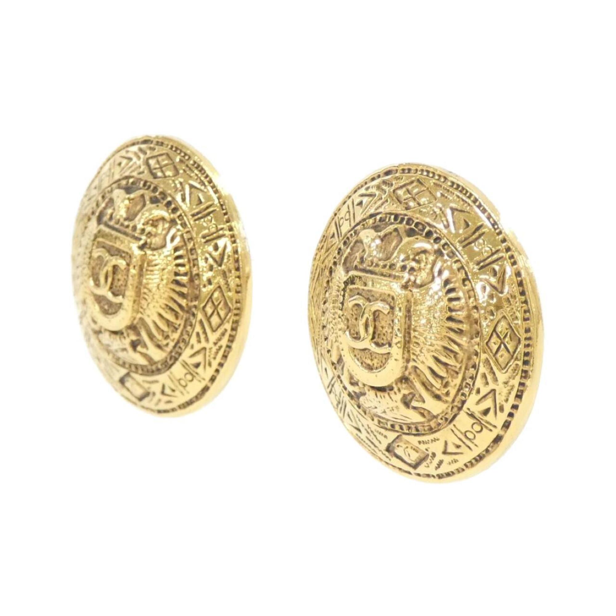 Clip-On Earrings Clip-On Gold-Tone Metal