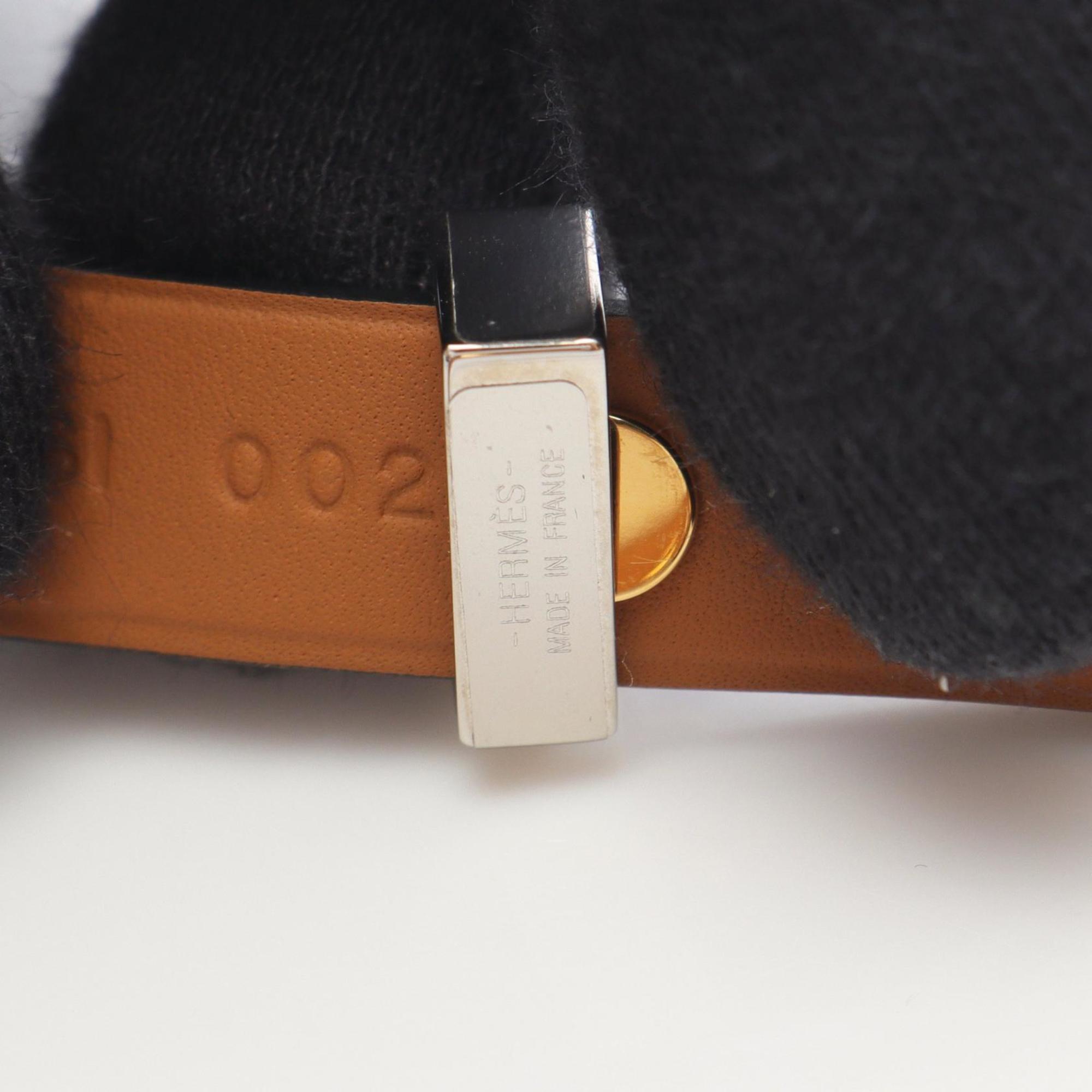 Clous Bracelet Leather and Stainless Steel Mini