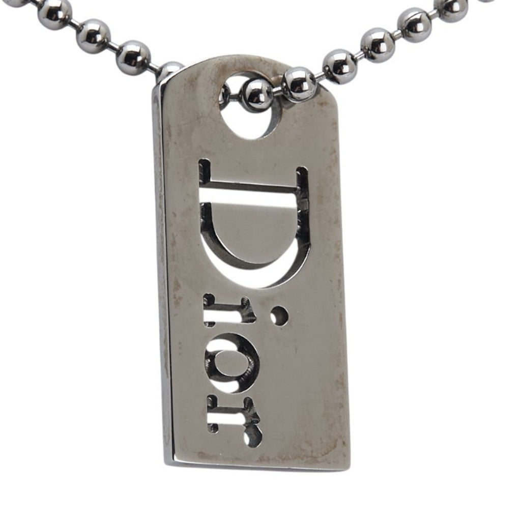 Pendant Necklace Metal Silver