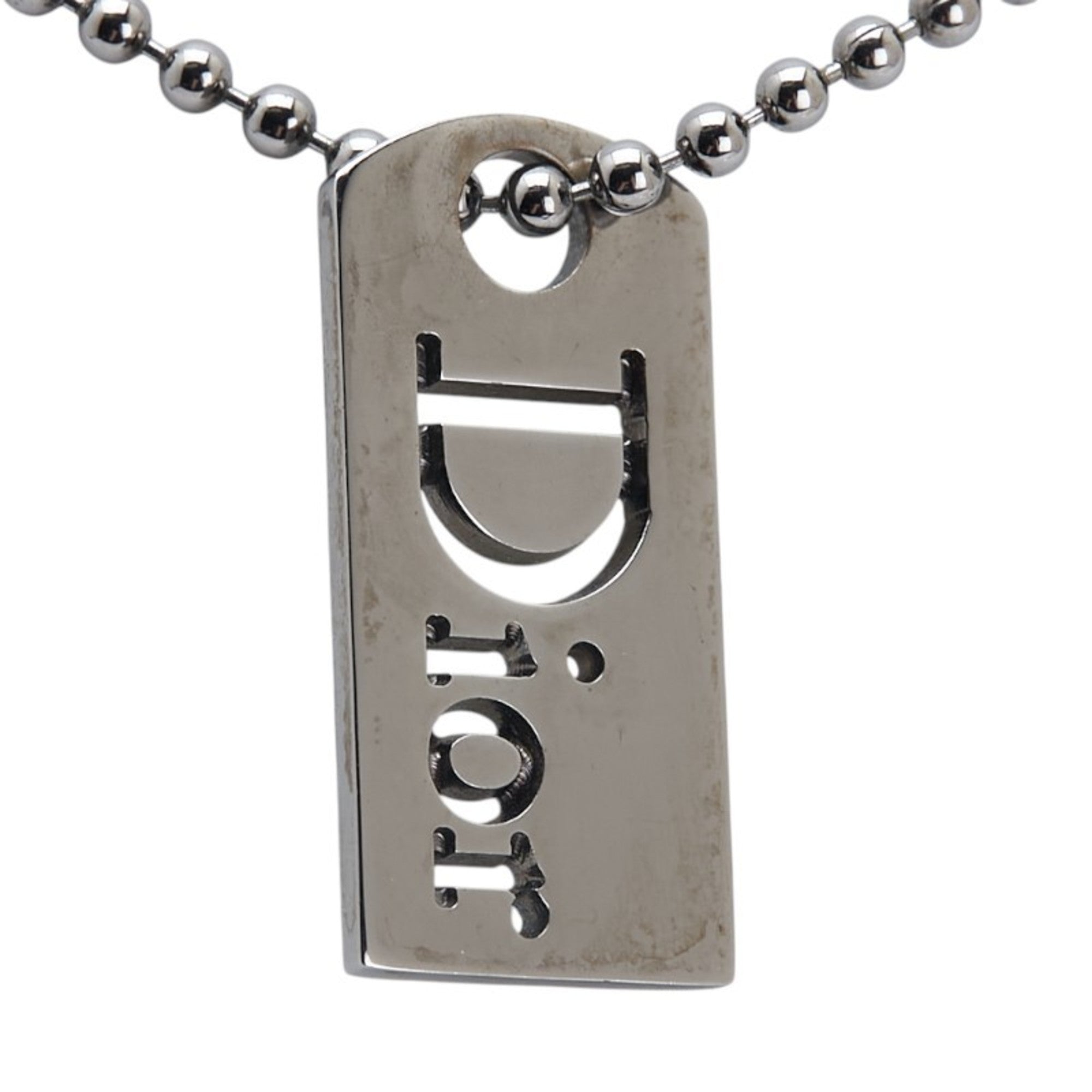 Pendant Necklace Metal Silver