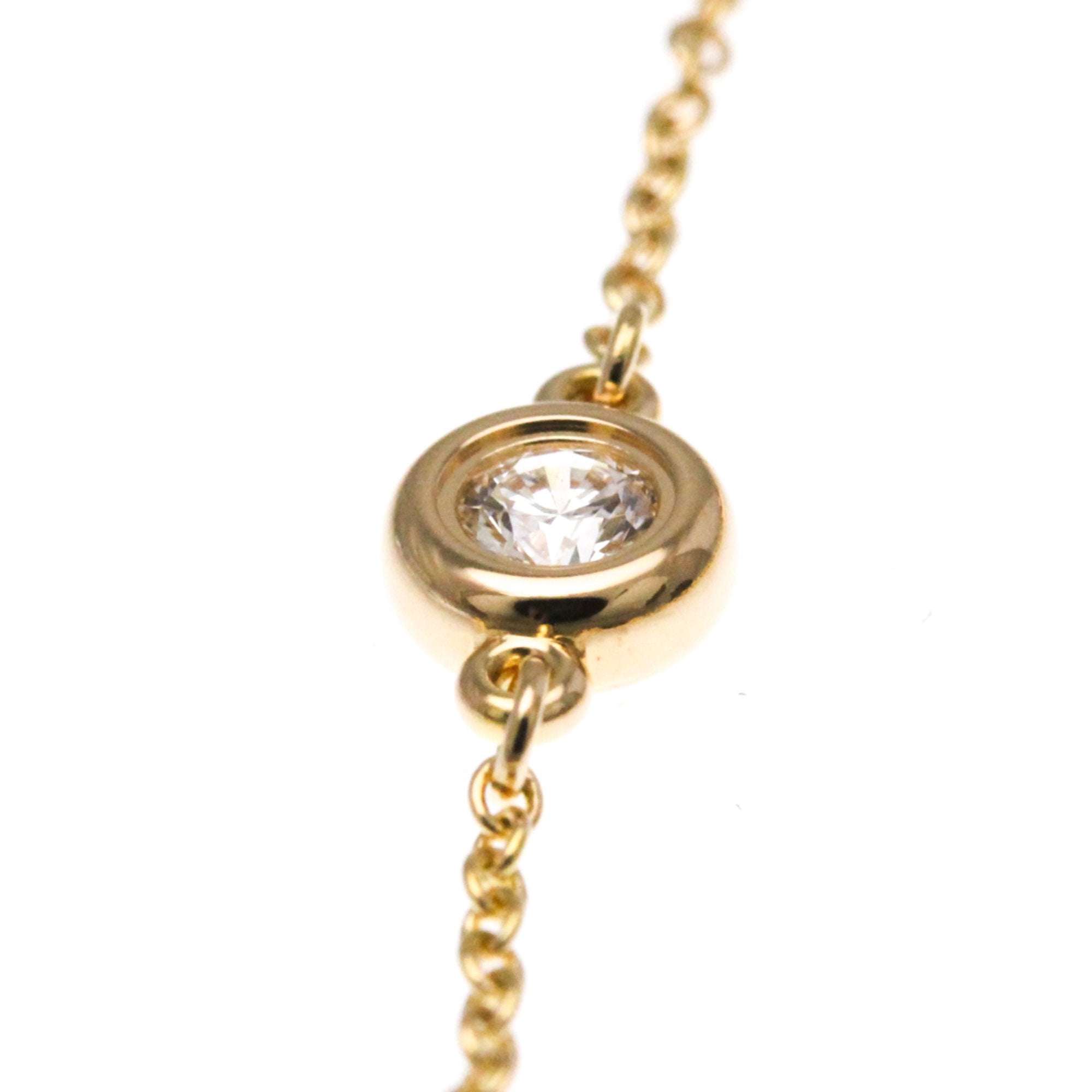 Elsa Peretti Diamonds By The Yard Pendant Necklace 18K Rose Gold and Diamond