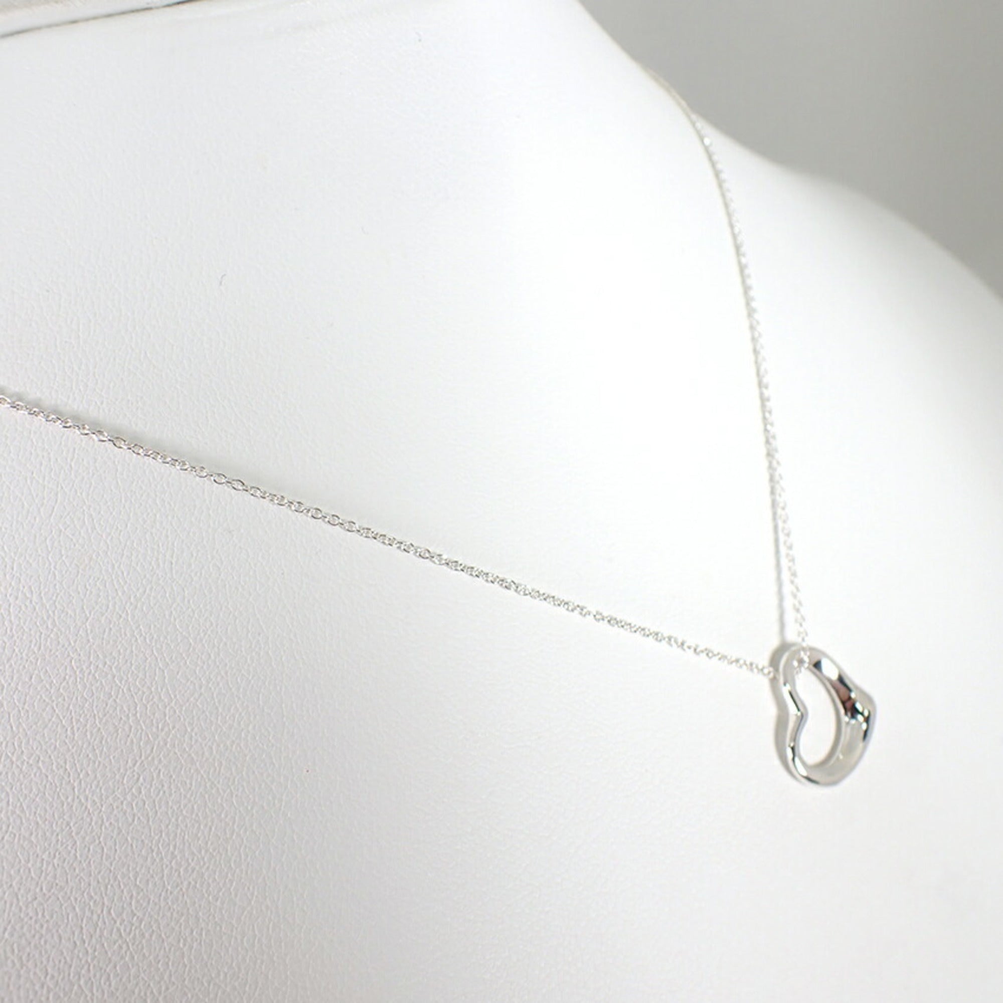 Heart Pendant Necklace Sterling Silver