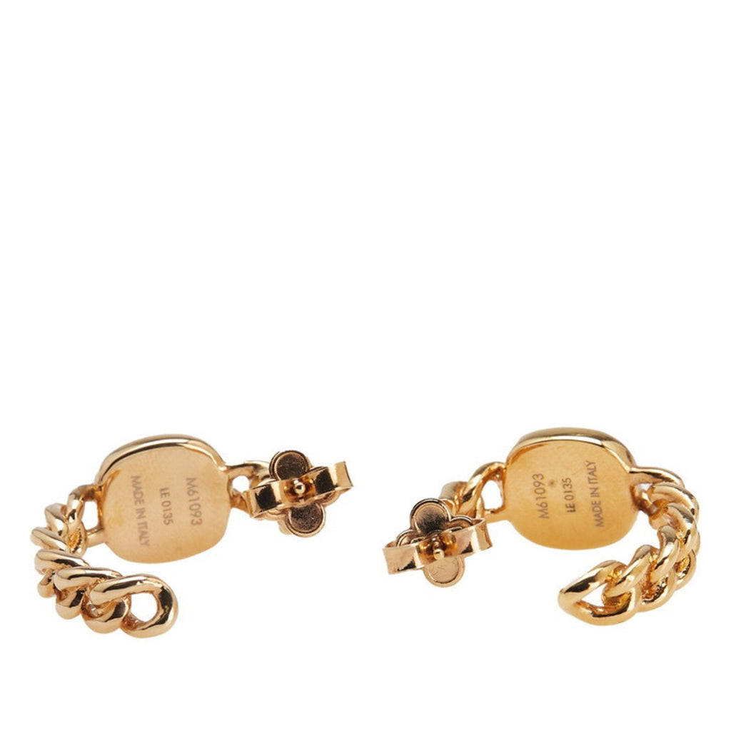 Earrings Gold and Metal