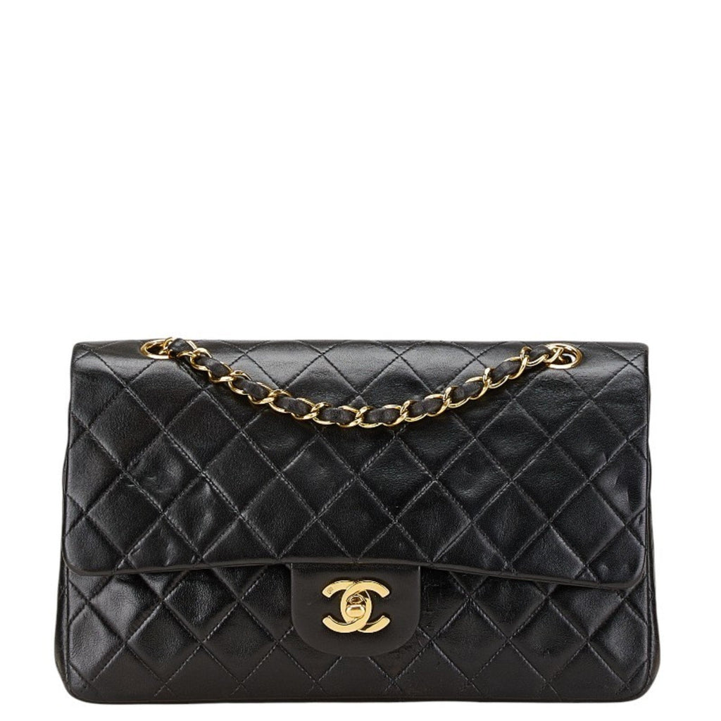 Vintage Classic Double Flap Bag Quilted Lambskin Medium