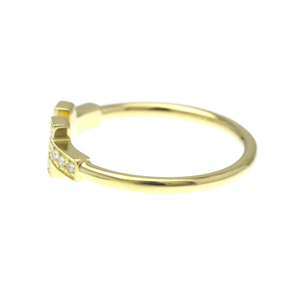 Band Ring 18K Yellow Gold With Diamond