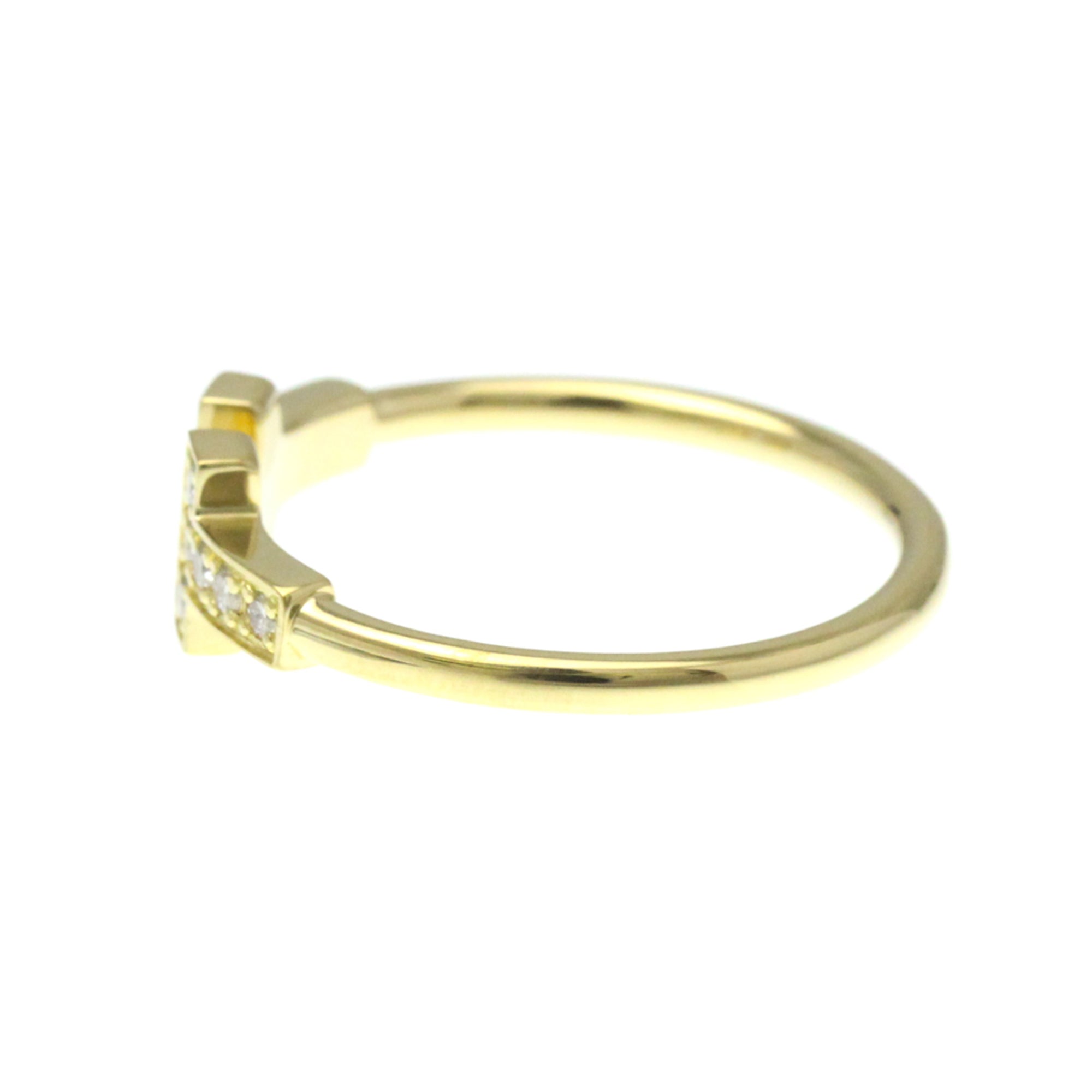 Band Ring 18K Yellow Gold With Diamond