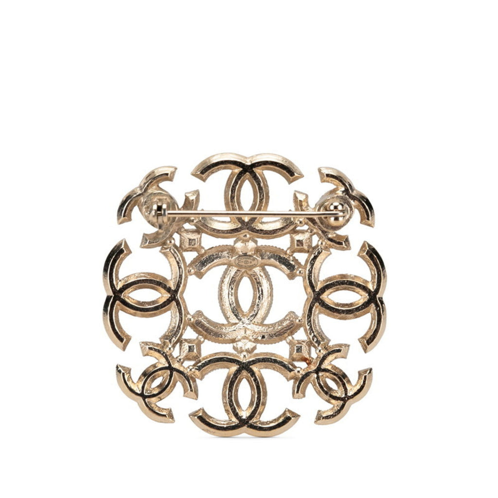 CC Logo Brooch Metal