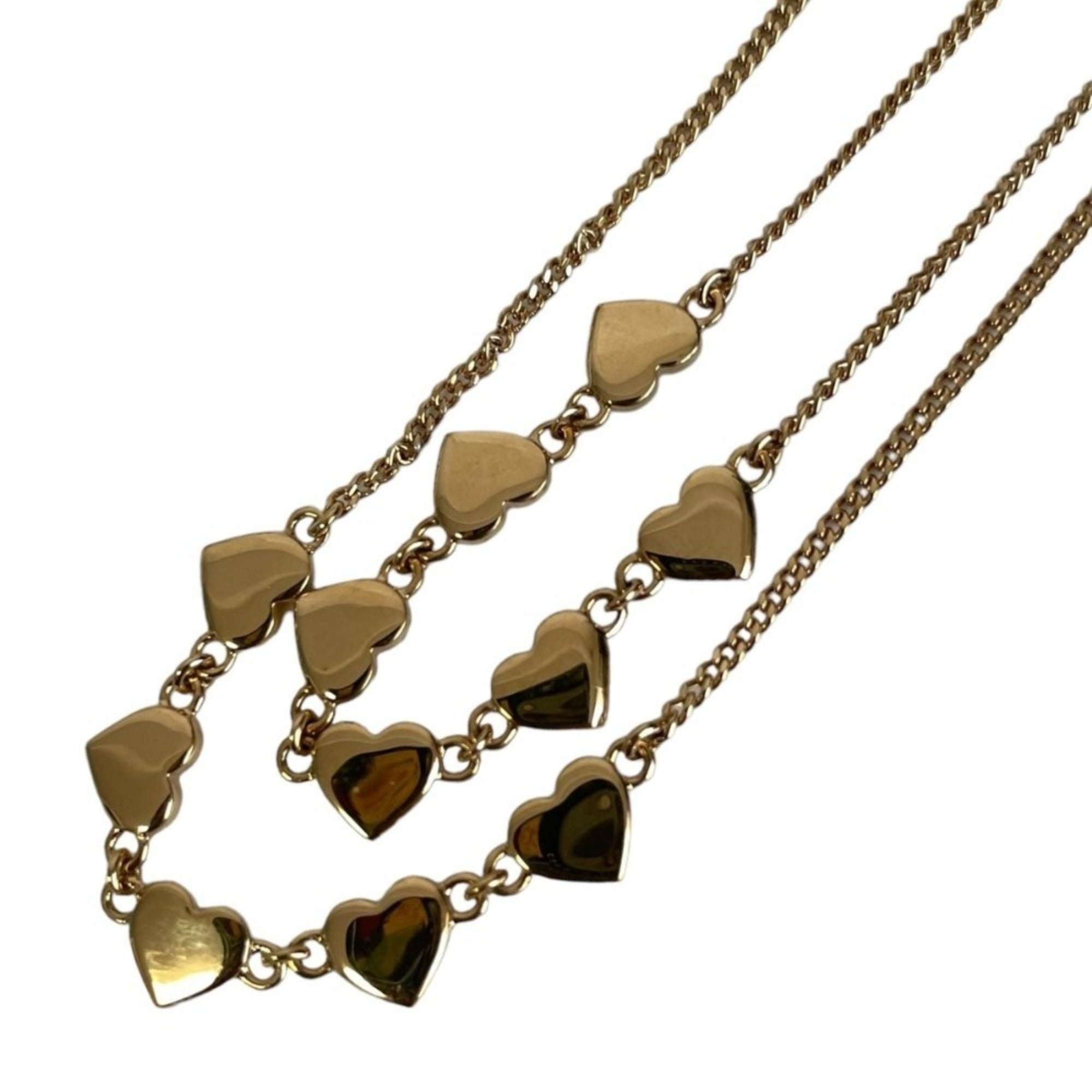 Heart Pendant Necklace Gold