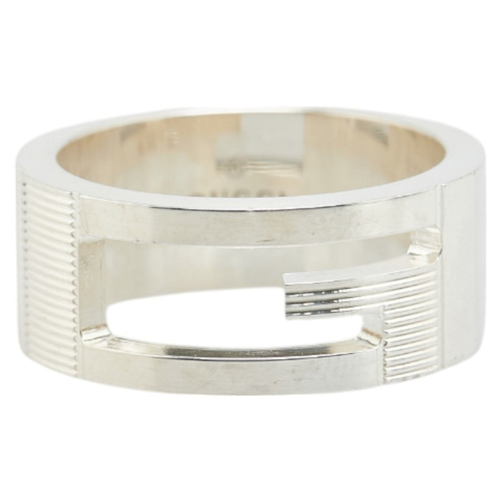 Cutout G Ring Sterling Silver