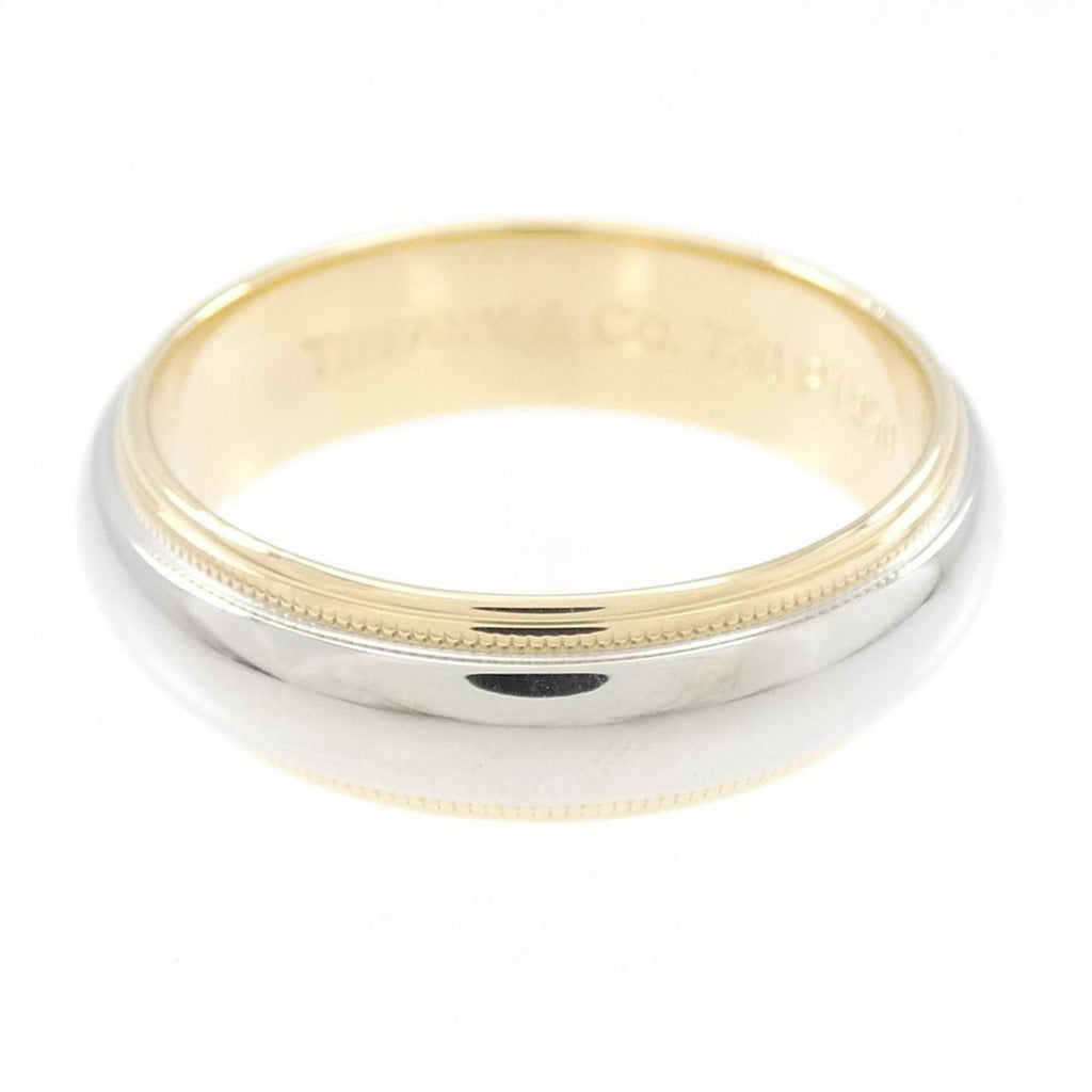 Milgrain Ring 18K Yellow Gold and Platinum