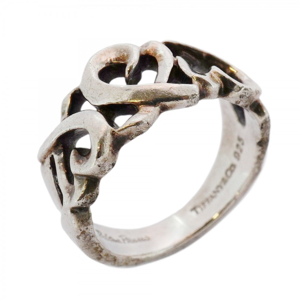 Triple Loving Heart Ring Sterling Silver