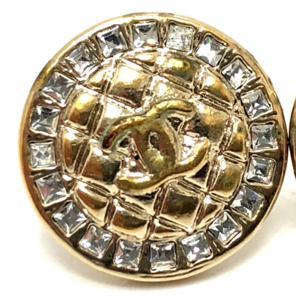 CC Logo Earrings Gold-Tone Metal Gold-Tone Metal