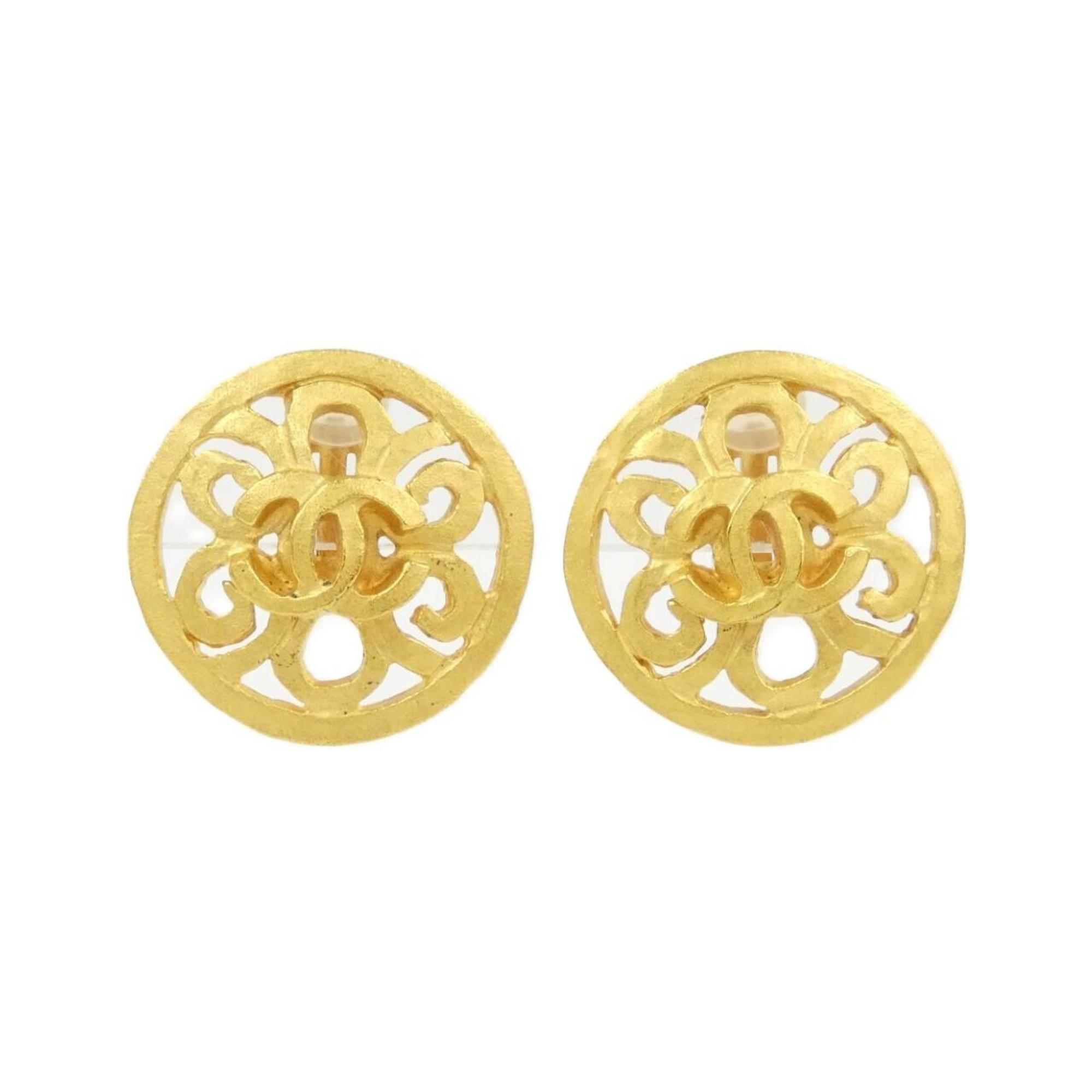 Clip-On Earrings Clip-On Gold-Tone Metal