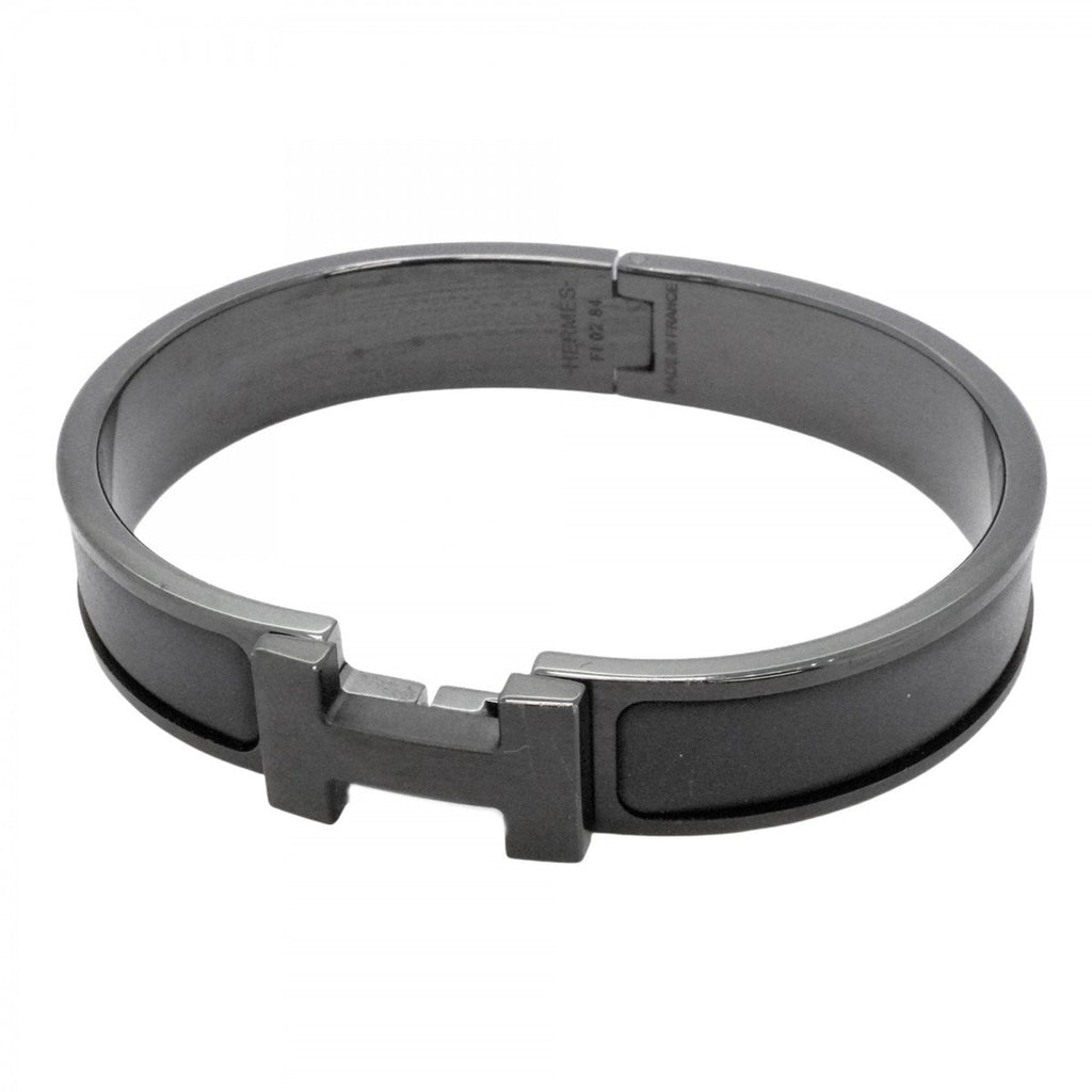 Click-Clack Bangle Metal Black Bracelet