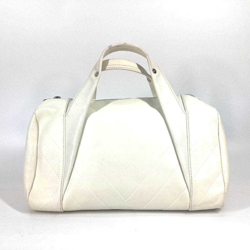 All Day Long Bowler Bag Chevron Leather Medium