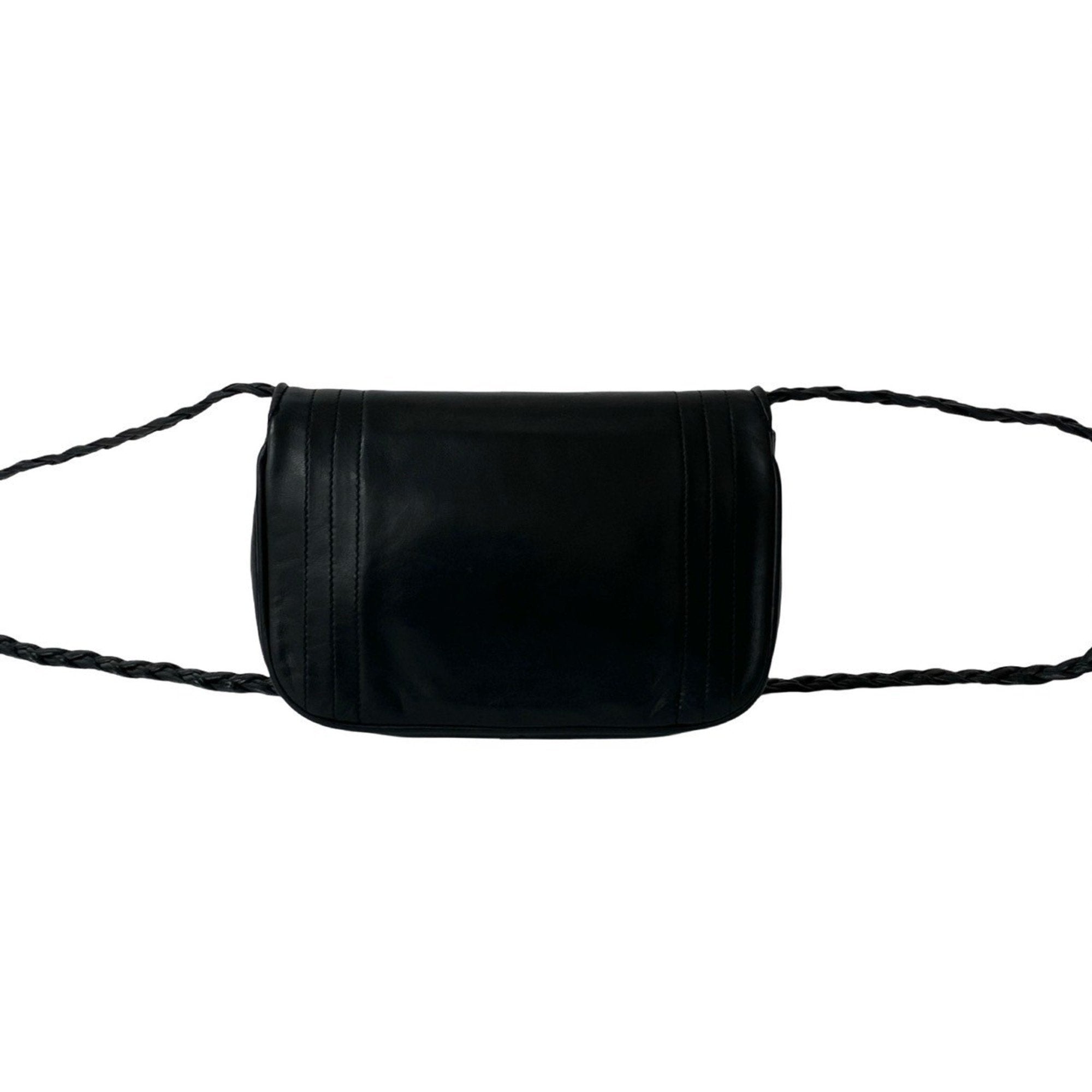 Vintage CC Stitch Flap Bag Leather Mini