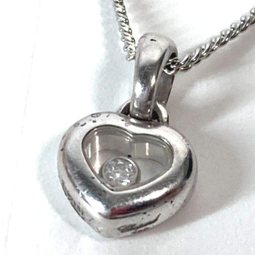 Pendant Necklace 18K White Gold With Diamond