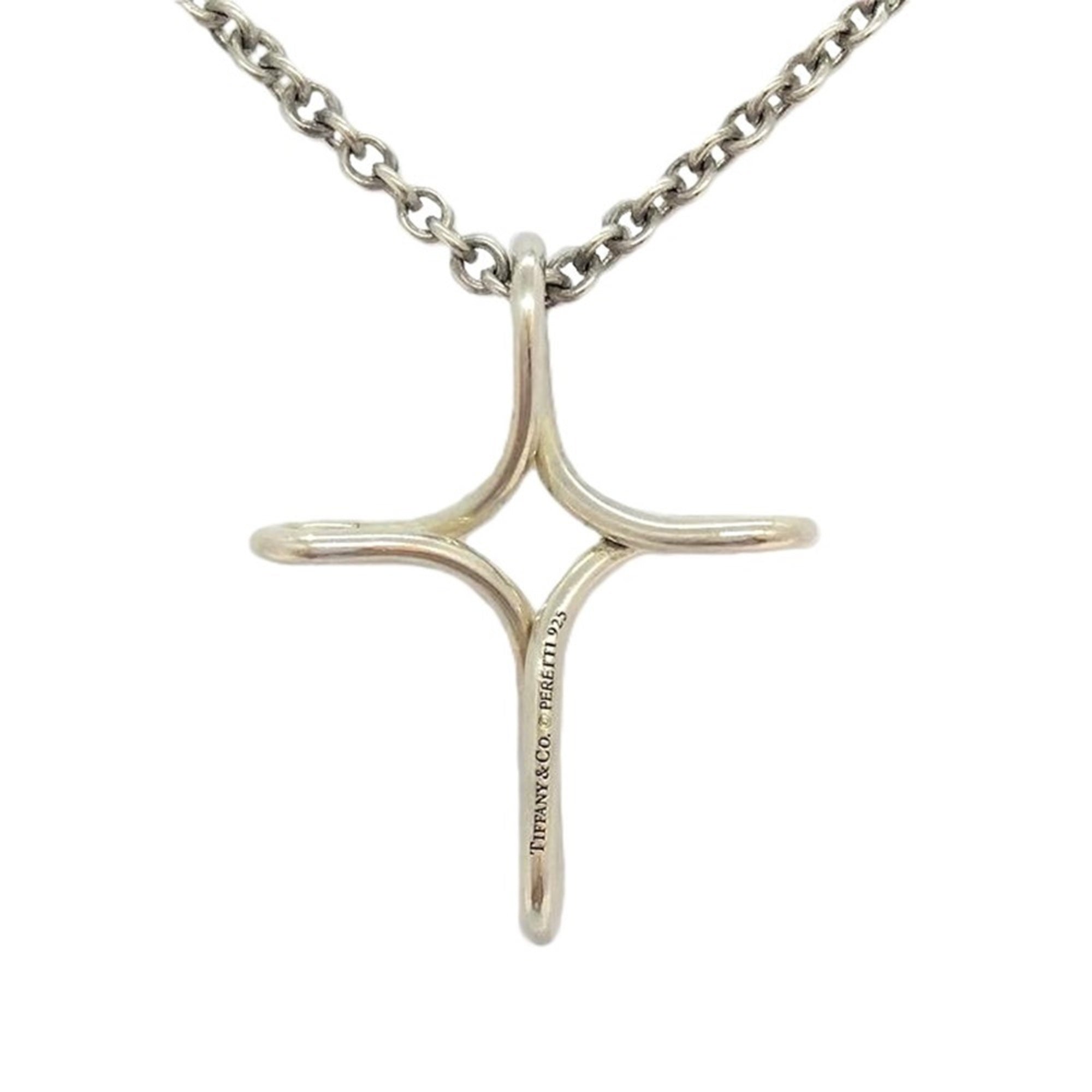 Elsa Peretti Pendant Necklace Sterling Silver 35.5mm