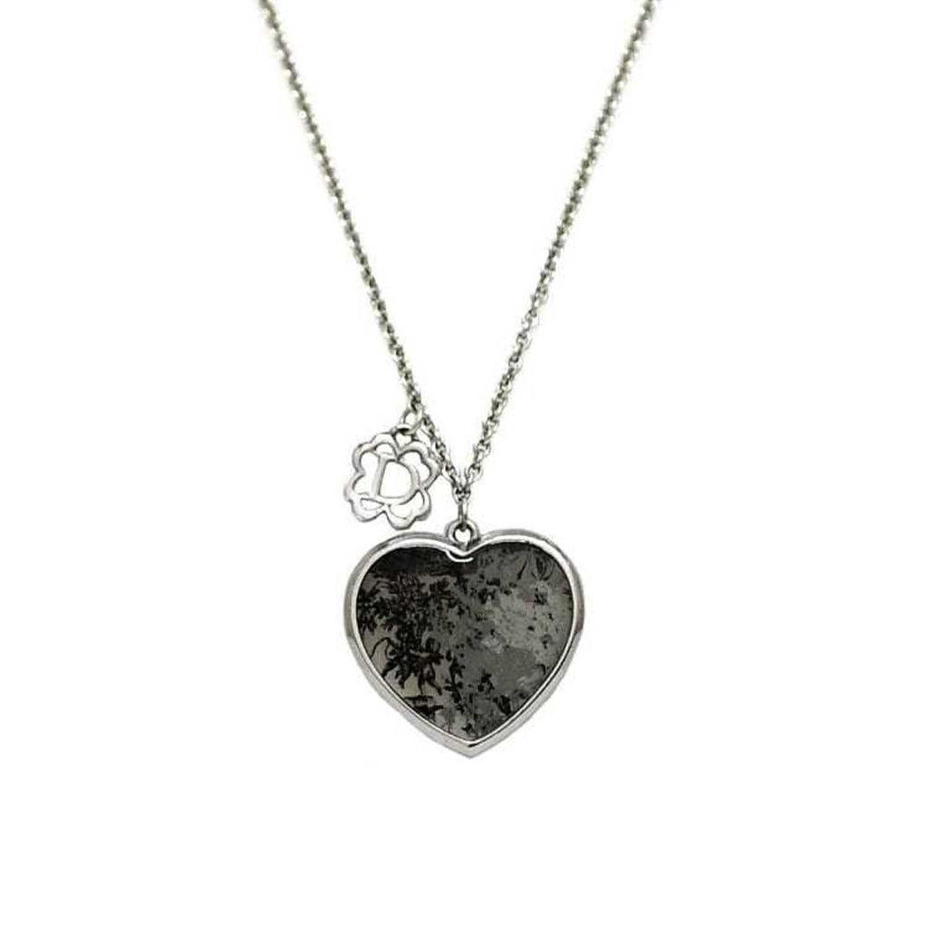 Pendant Necklace Metal Silver