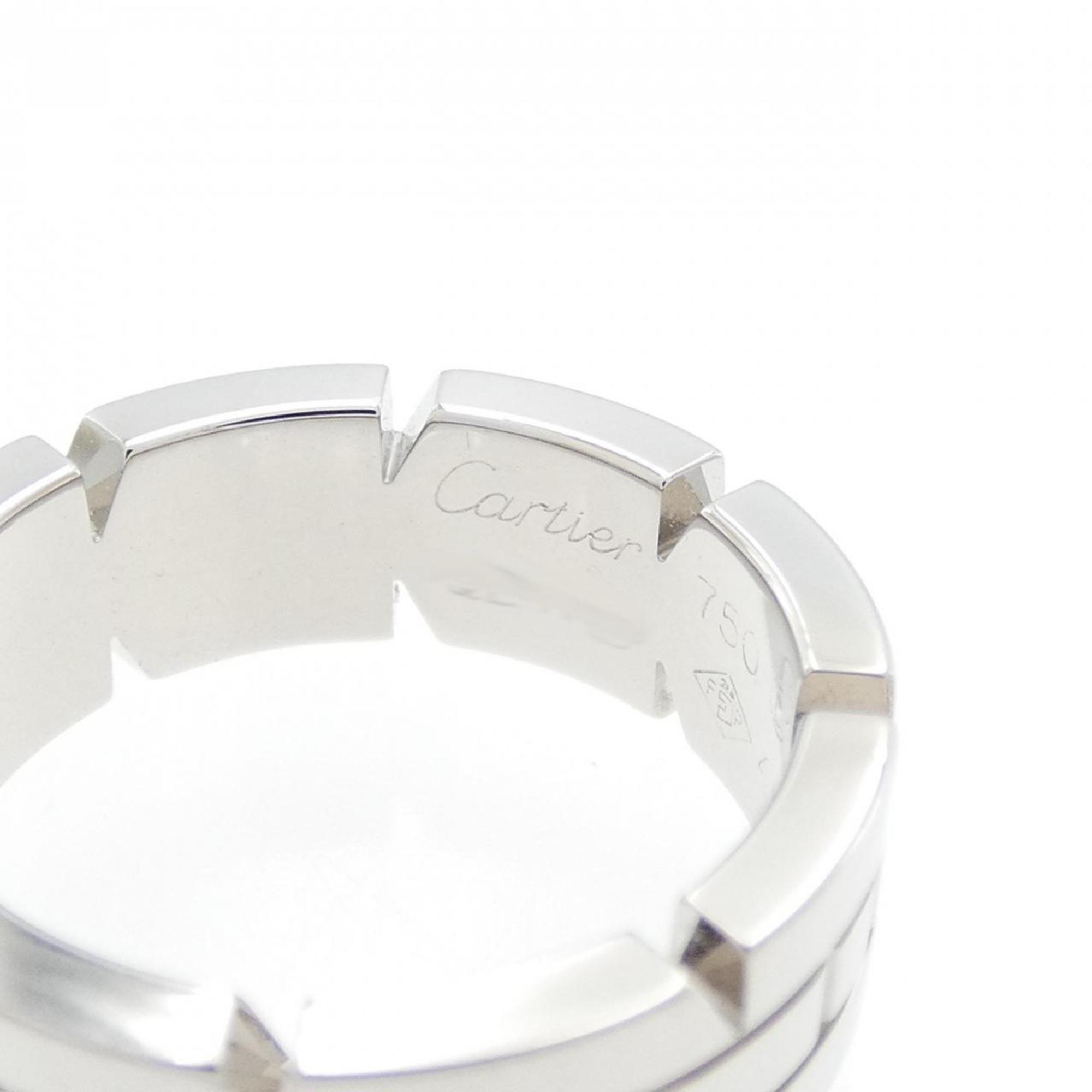 Band Ring 18K White Gold with Diamond