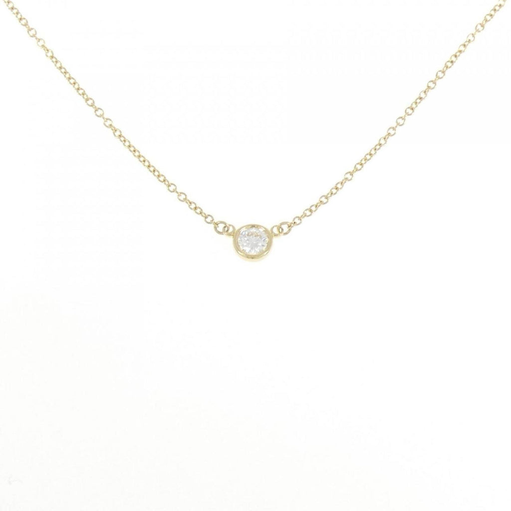 Elsa Peretti Diamonds By The Yard Pendant Necklace 18K Yellow Gold and Diamond
