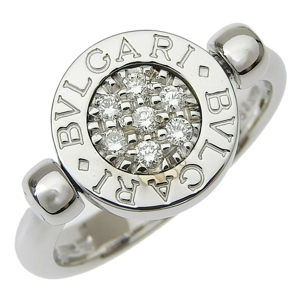 Ring 18K White Gold with Diamond and Lapis Lazuli