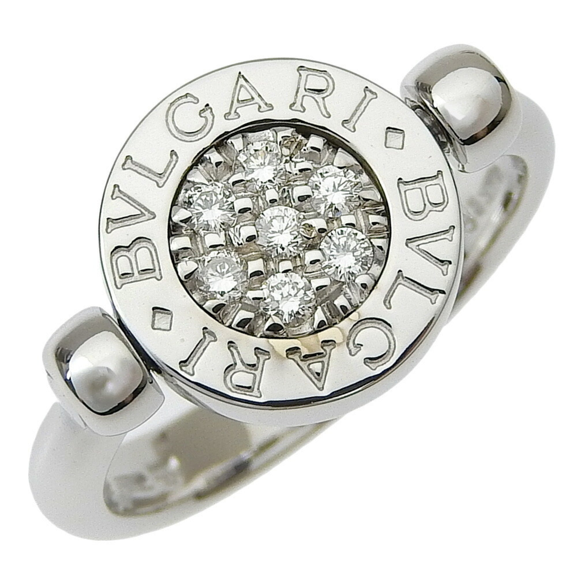 Ring 18K White Gold with Diamond and Lapis Lazuli