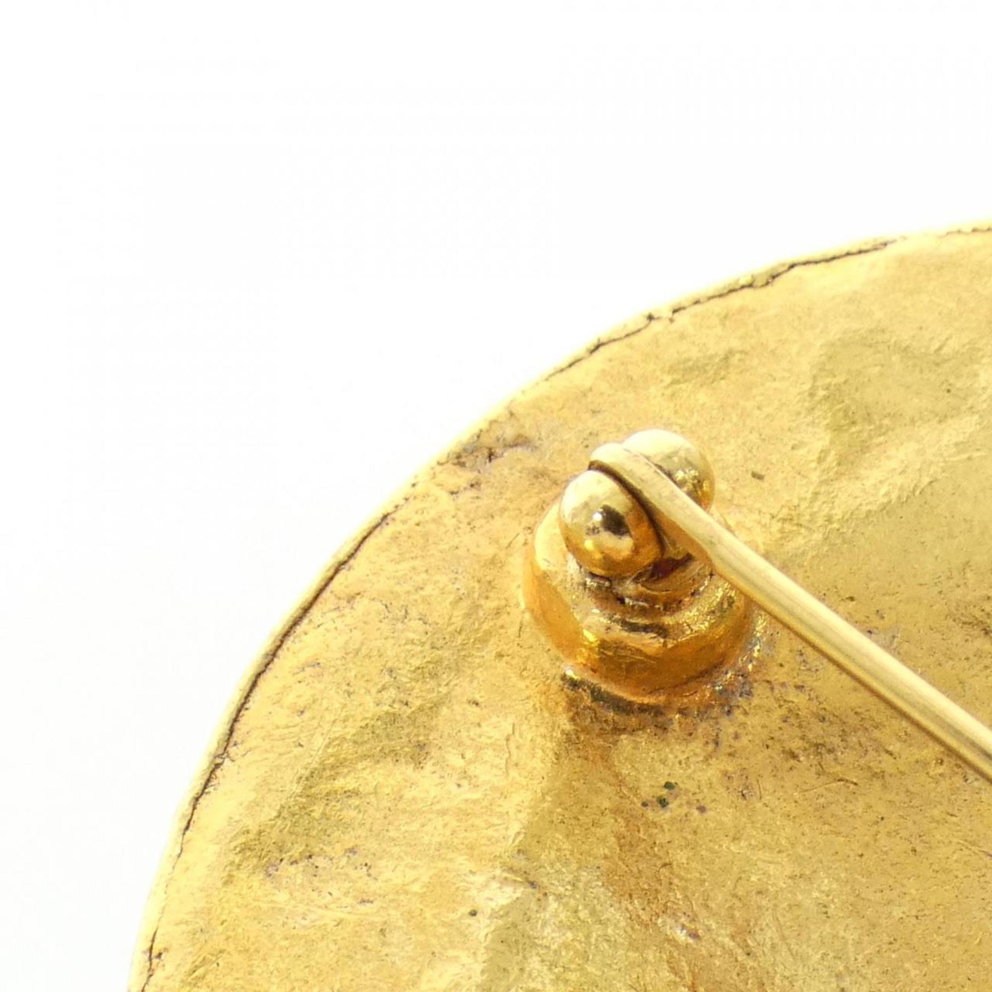 Brooch Gold-Tone Metal