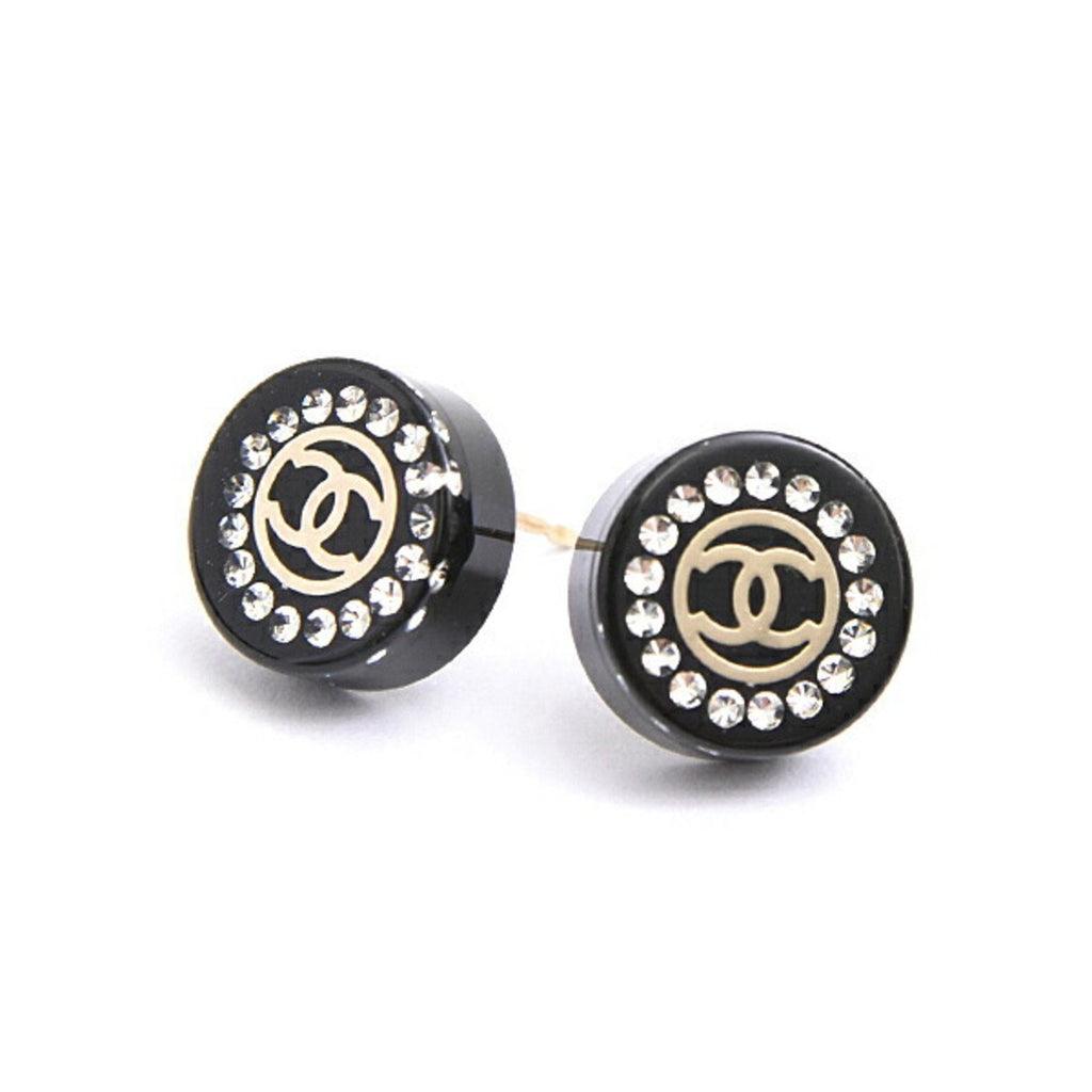 CC Logo Round Earrings Metal