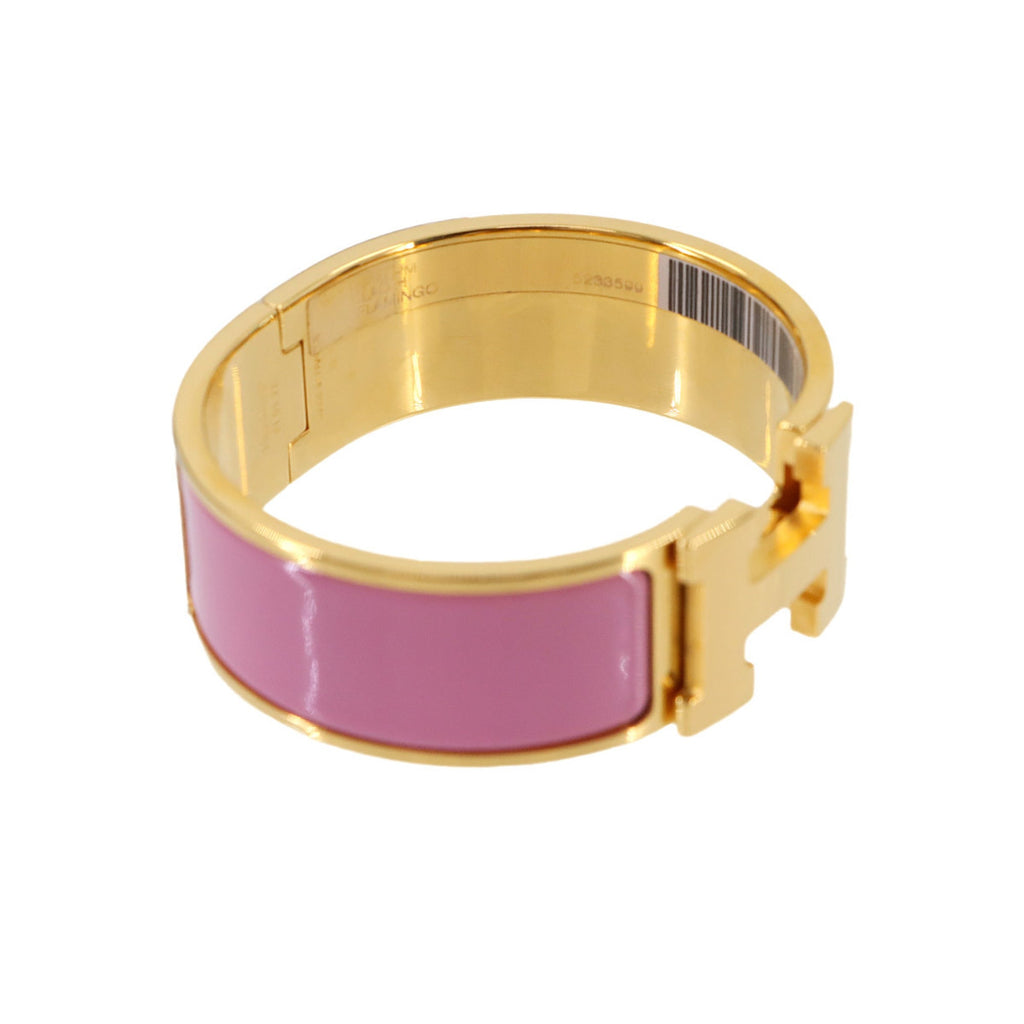 Clic Clac Bangle Gold and Pink Large Bracelet