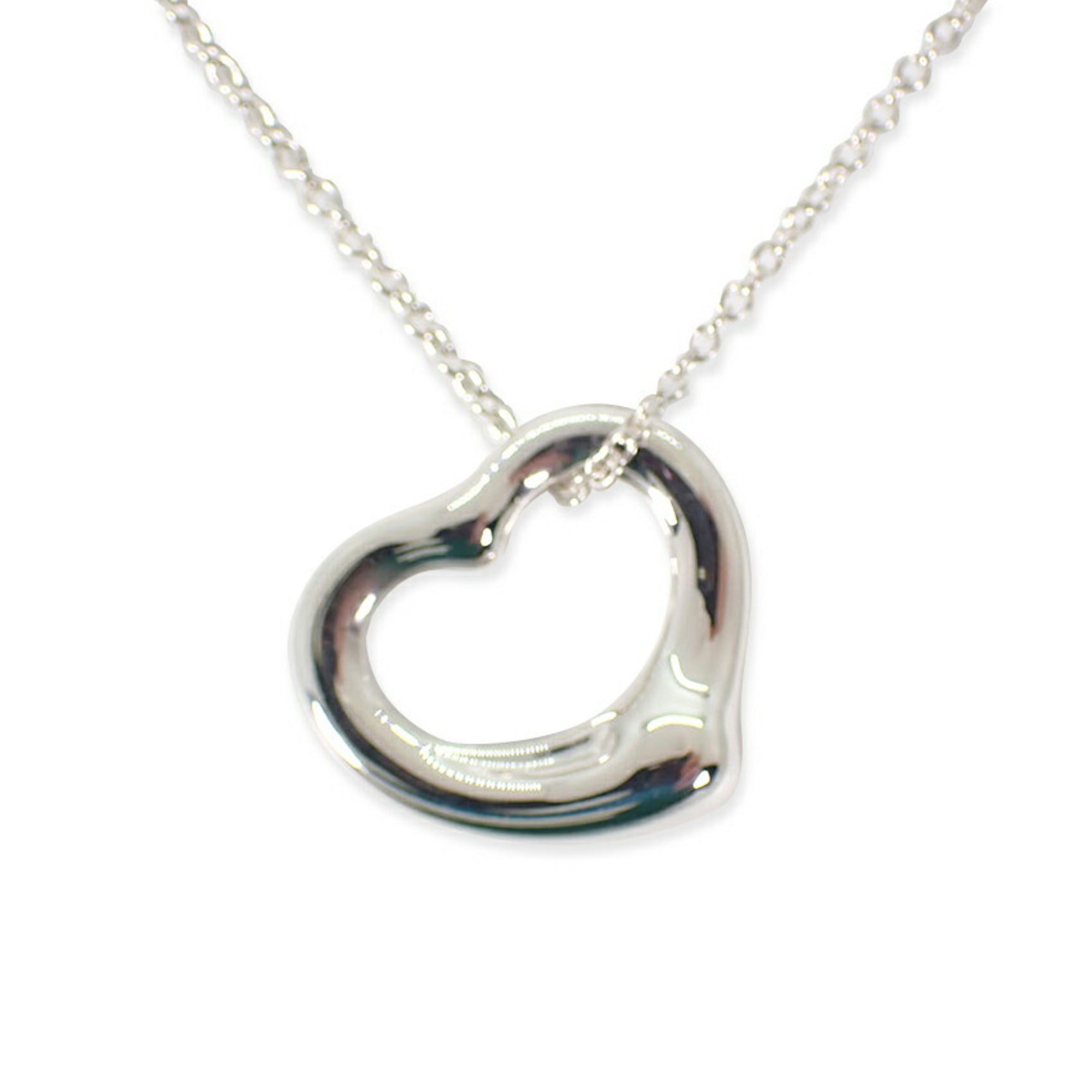 Heart Pendant Necklace Sterling Silver
