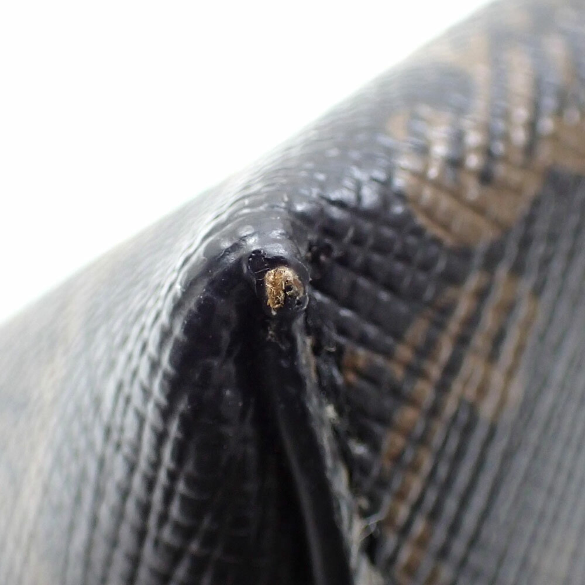Zip Around Chain Clutch Triomphe Coated Canvas