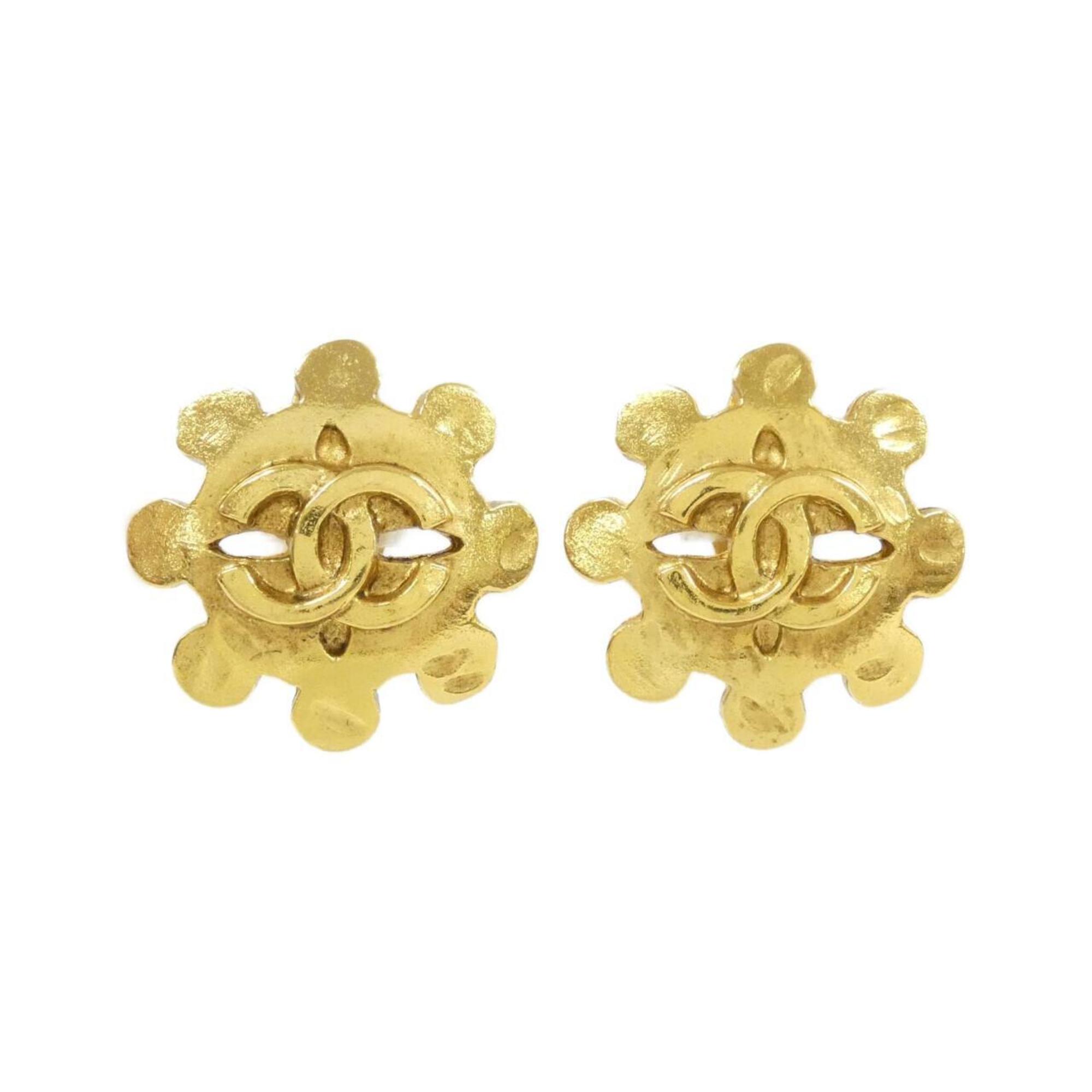 Earrings Gold-Tone Metal