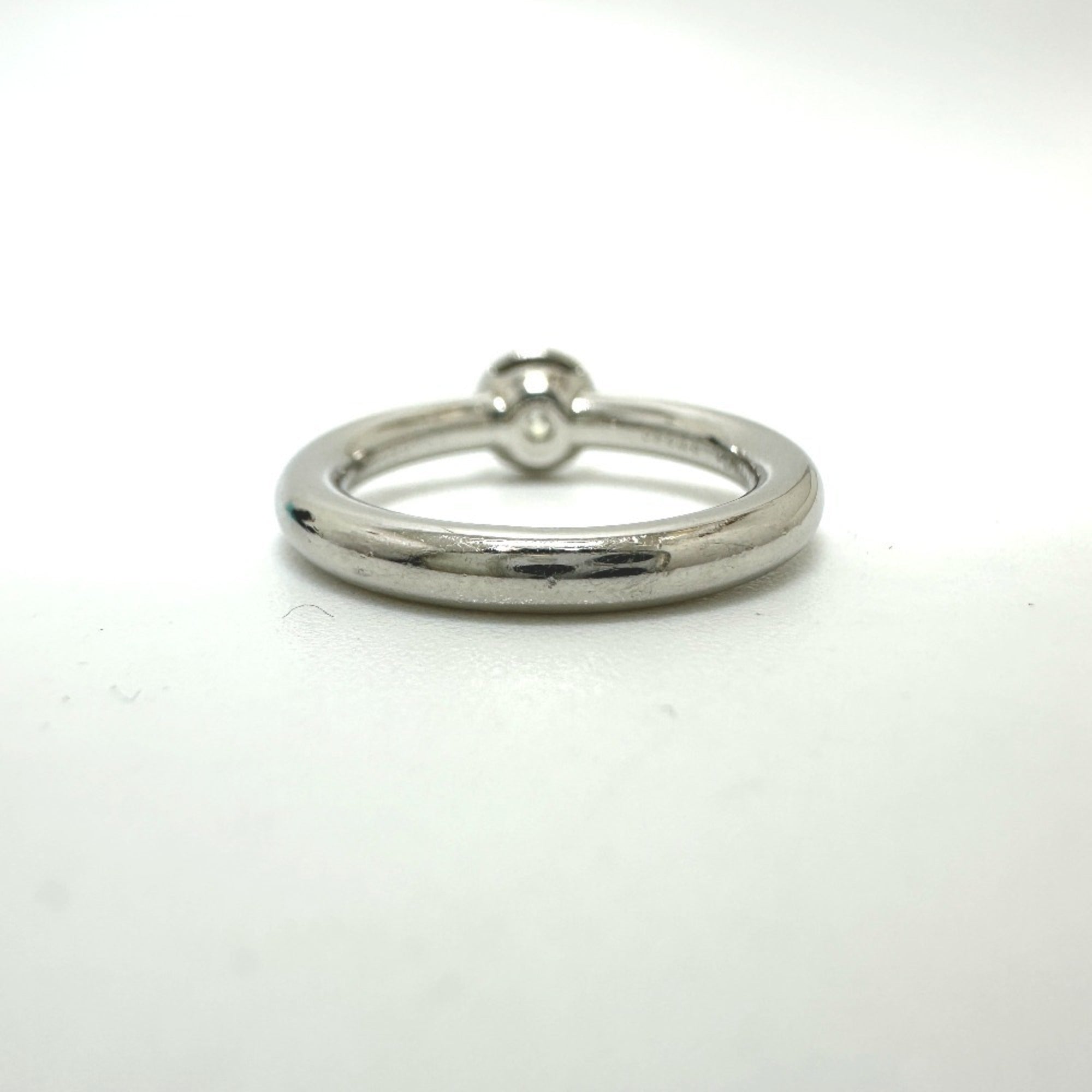 Band Ring Platinum with Diamond