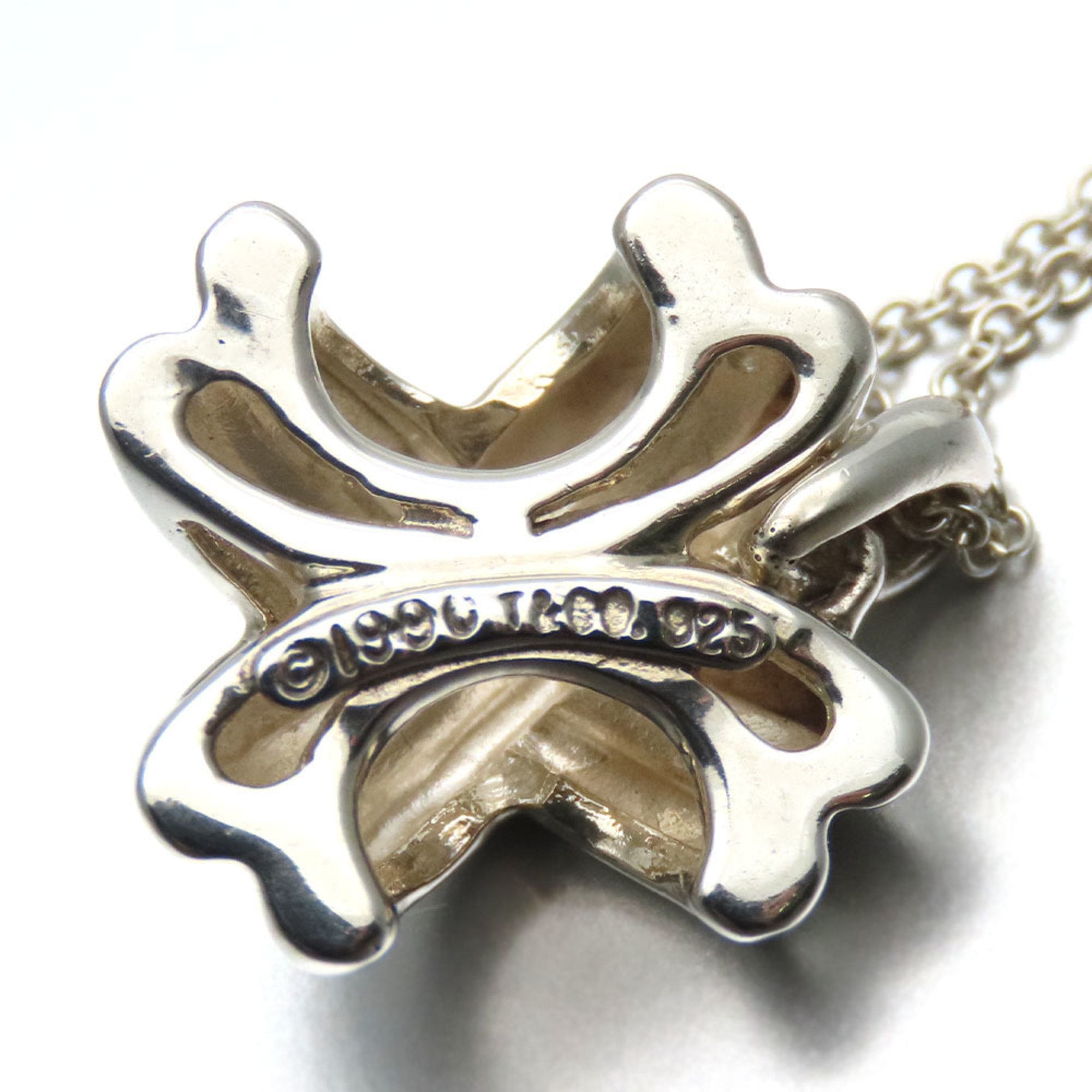 Pendant Necklace Sterling Silver Signature Cross