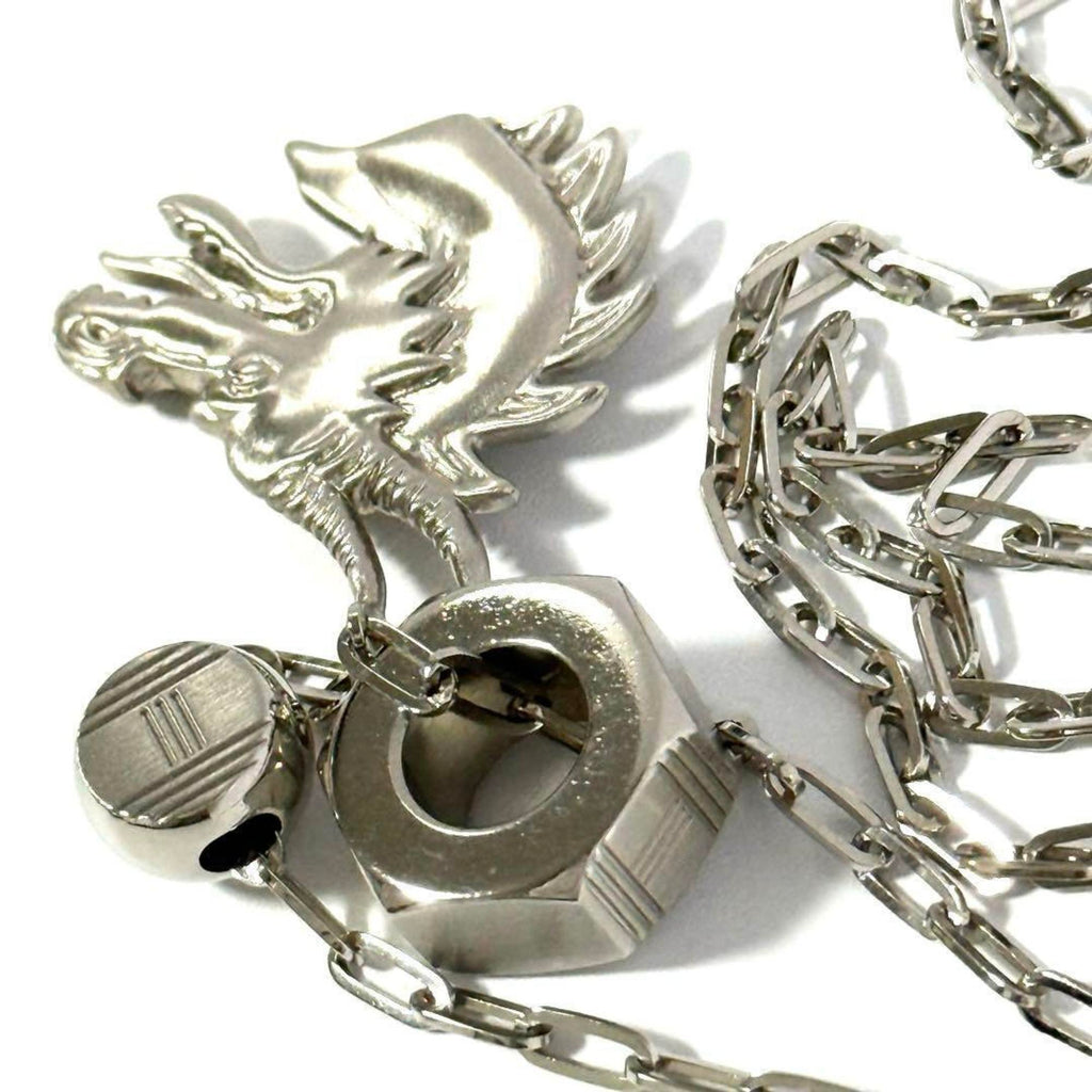 Talisman Dragon Pendant Necklace Metal