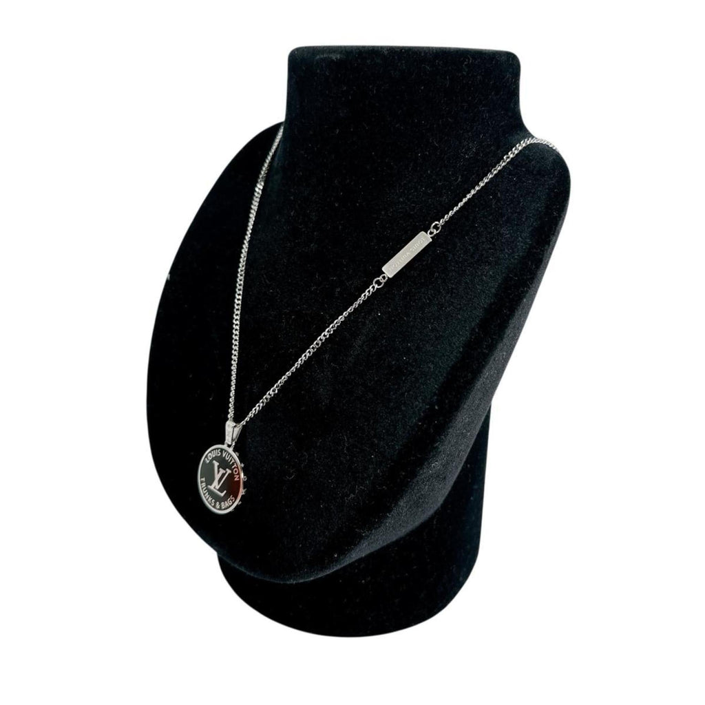 Pendant Necklace Brass Silver