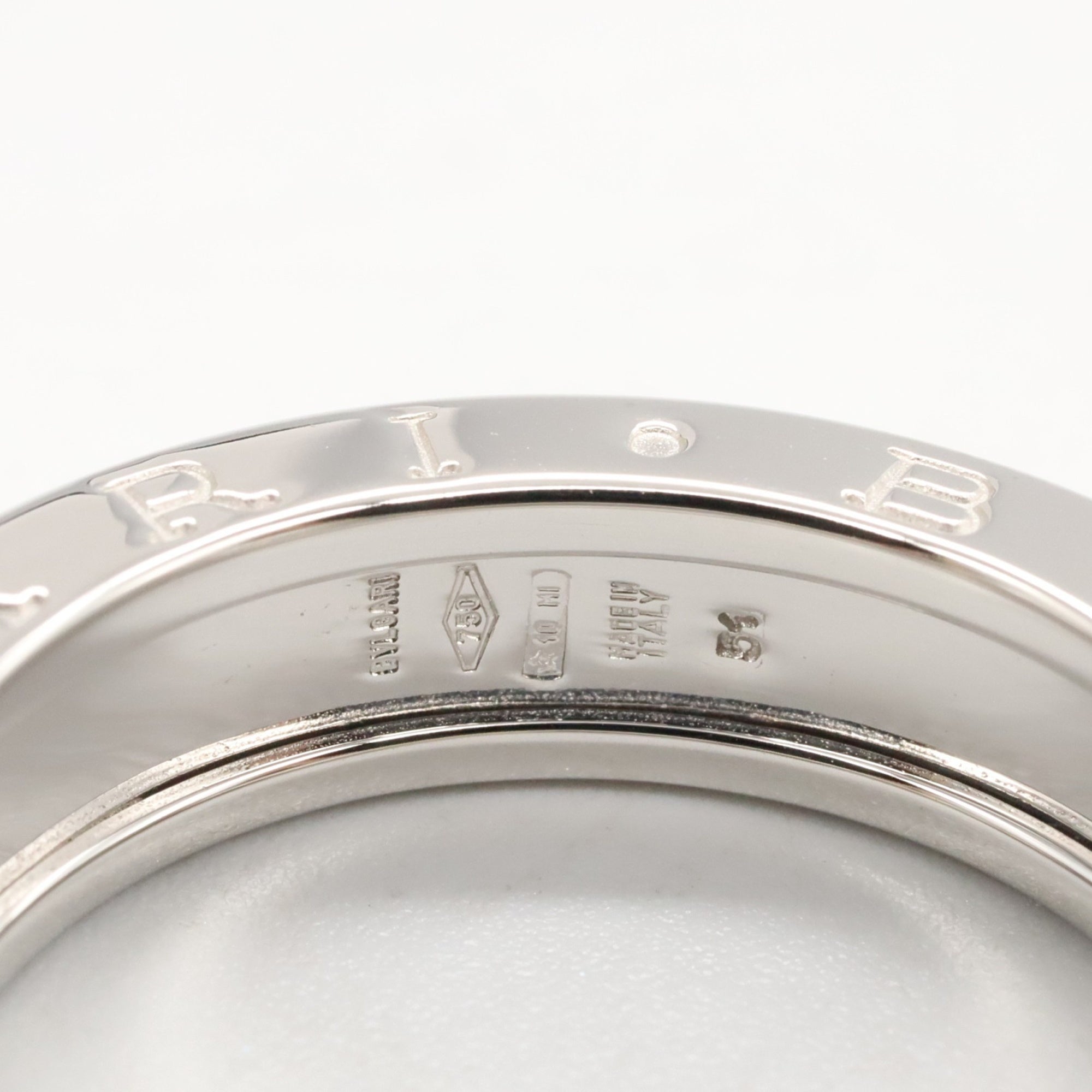B.Zero1 Ring 18K White Gold and Sterling Silver