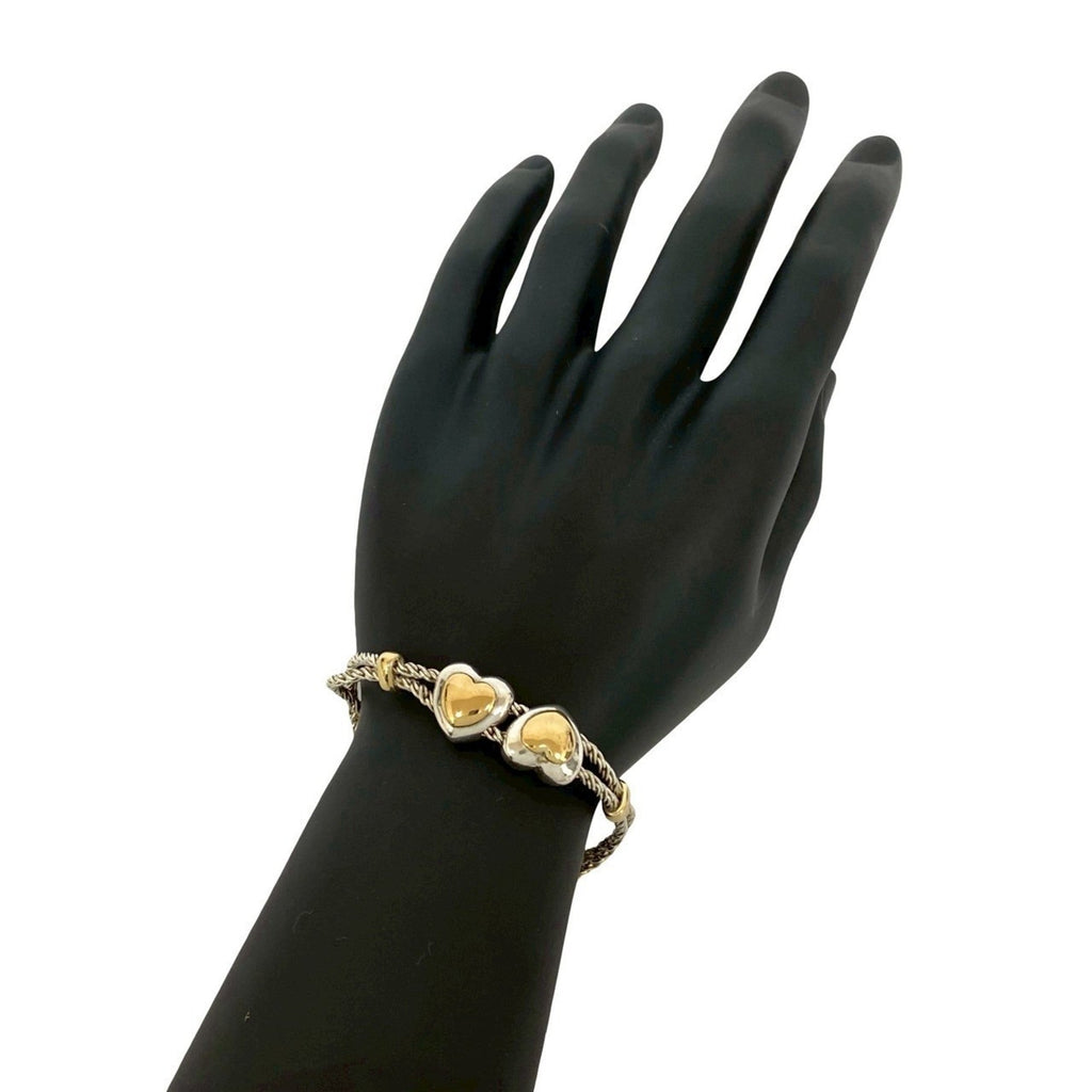 Charm Bracelet 18K Gold and Sterling Silver