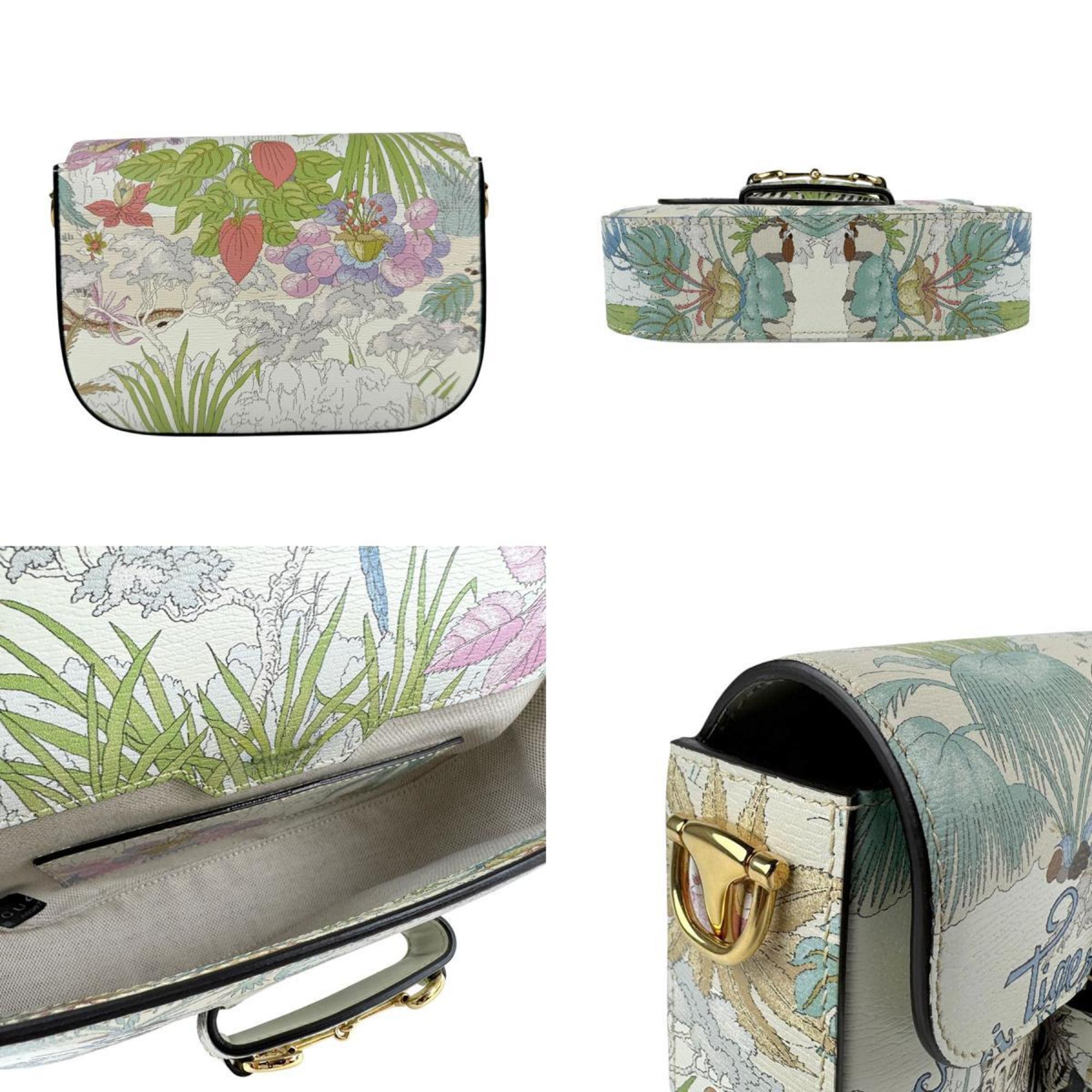 Horsebit 1955 Shoulder Bag Printed Leather Mini