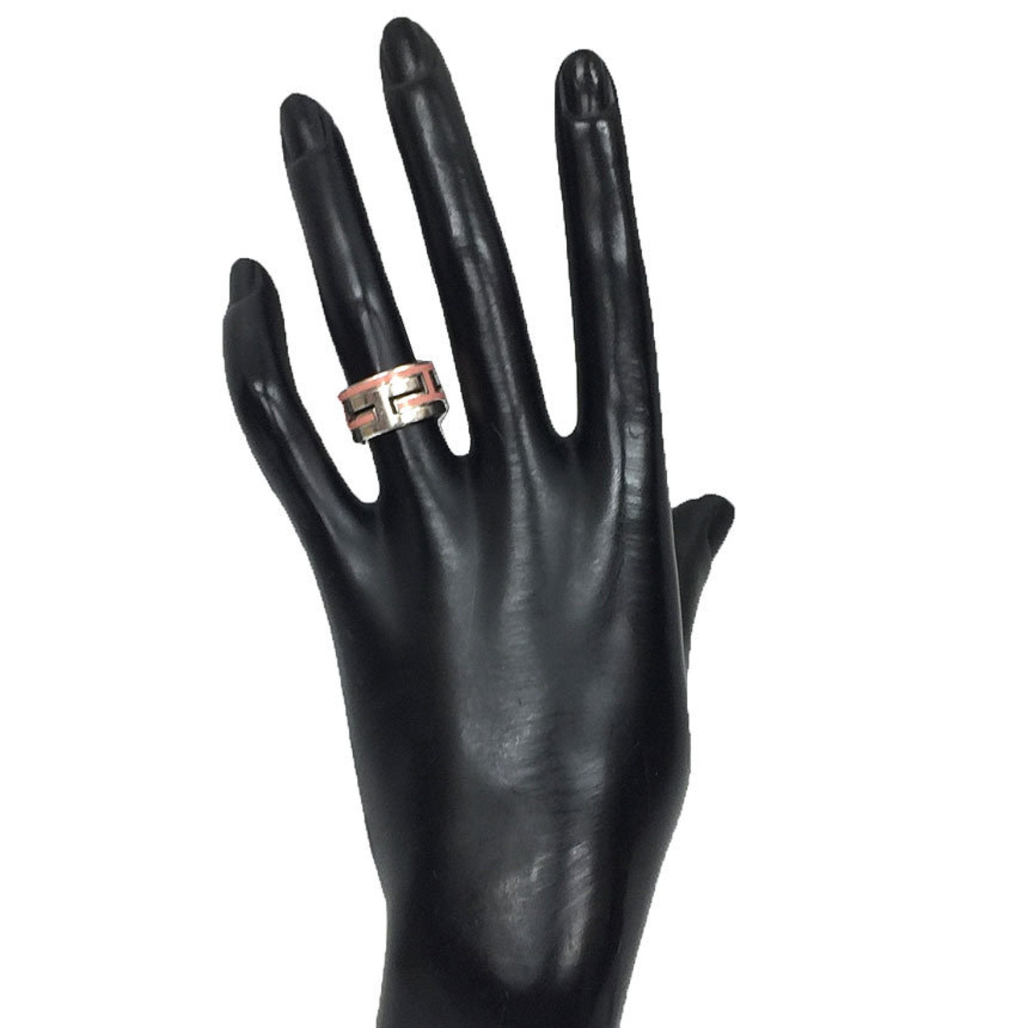 Move H Ash Ring Lacquer and Sterling Silver