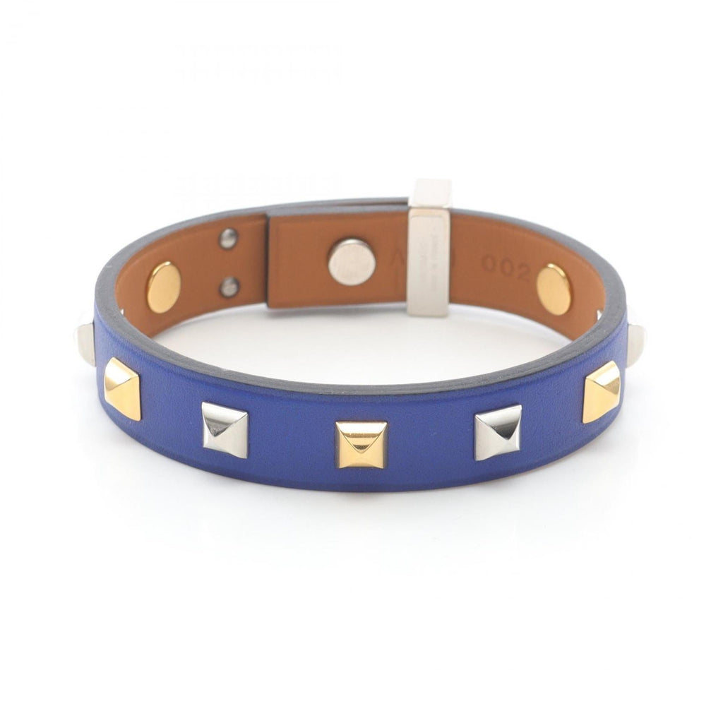 Clous Bracelet Leather and Stainless Steel Mini